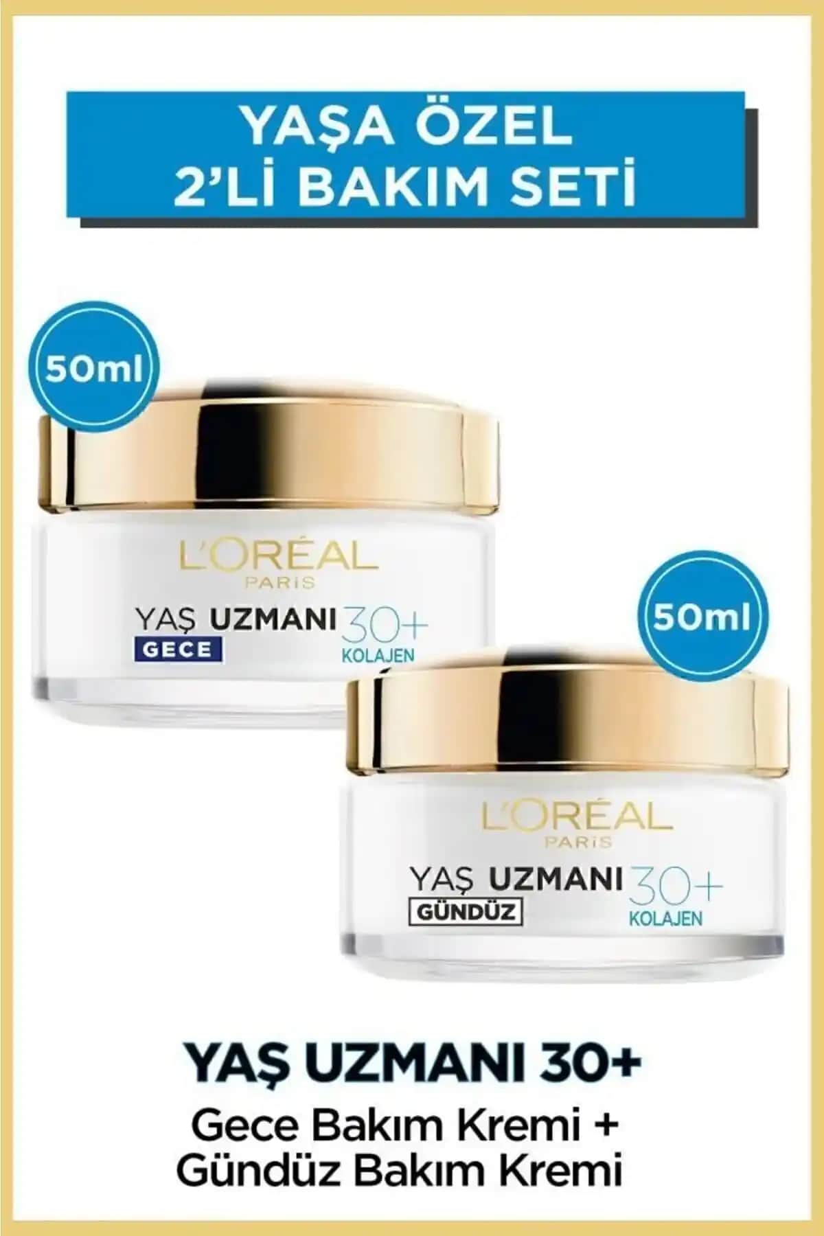 L'Oreal Paris Yaş Uzmanı Kırışıklık Karşıtı Krem Setleri Karşılaştırması 30+ ve 40+ Ciltler için