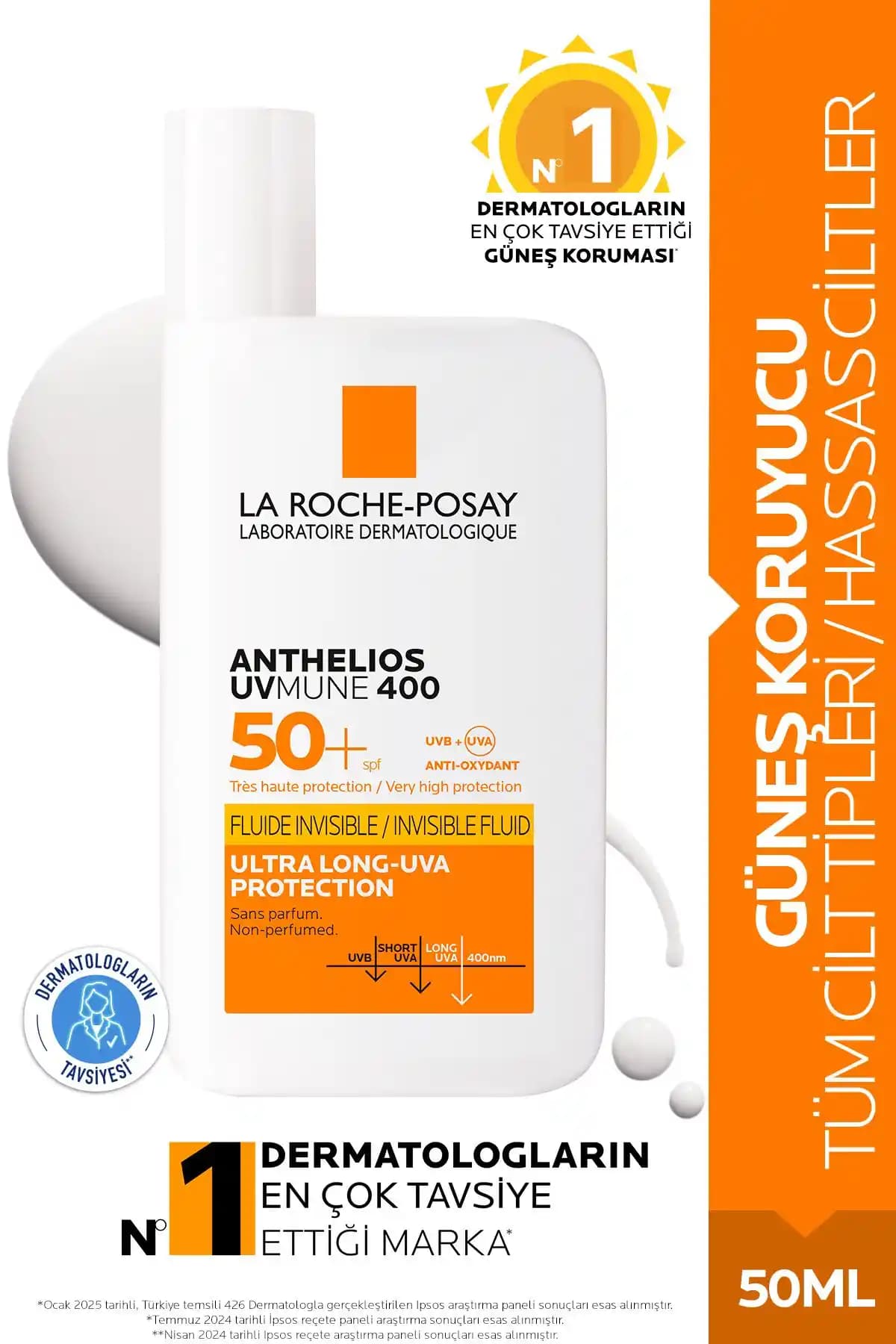 La Roche Posay Anthelios Uvmune 400 ve NIVEA SUN SPF50 Güneş Koruma Ürünleri Karşılaştırması