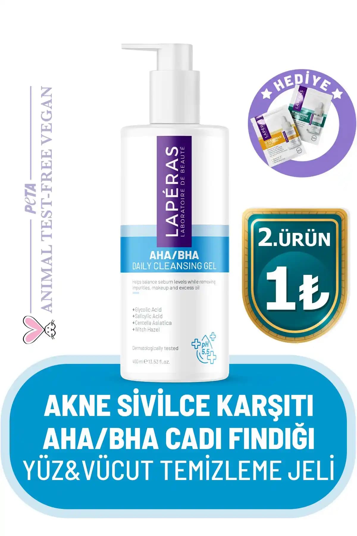 LAPERAS ve Yves Rocher Sivilce Eğilimli Ciltler İçin Yüz Temizleme Ürünleri Karşılaştırması