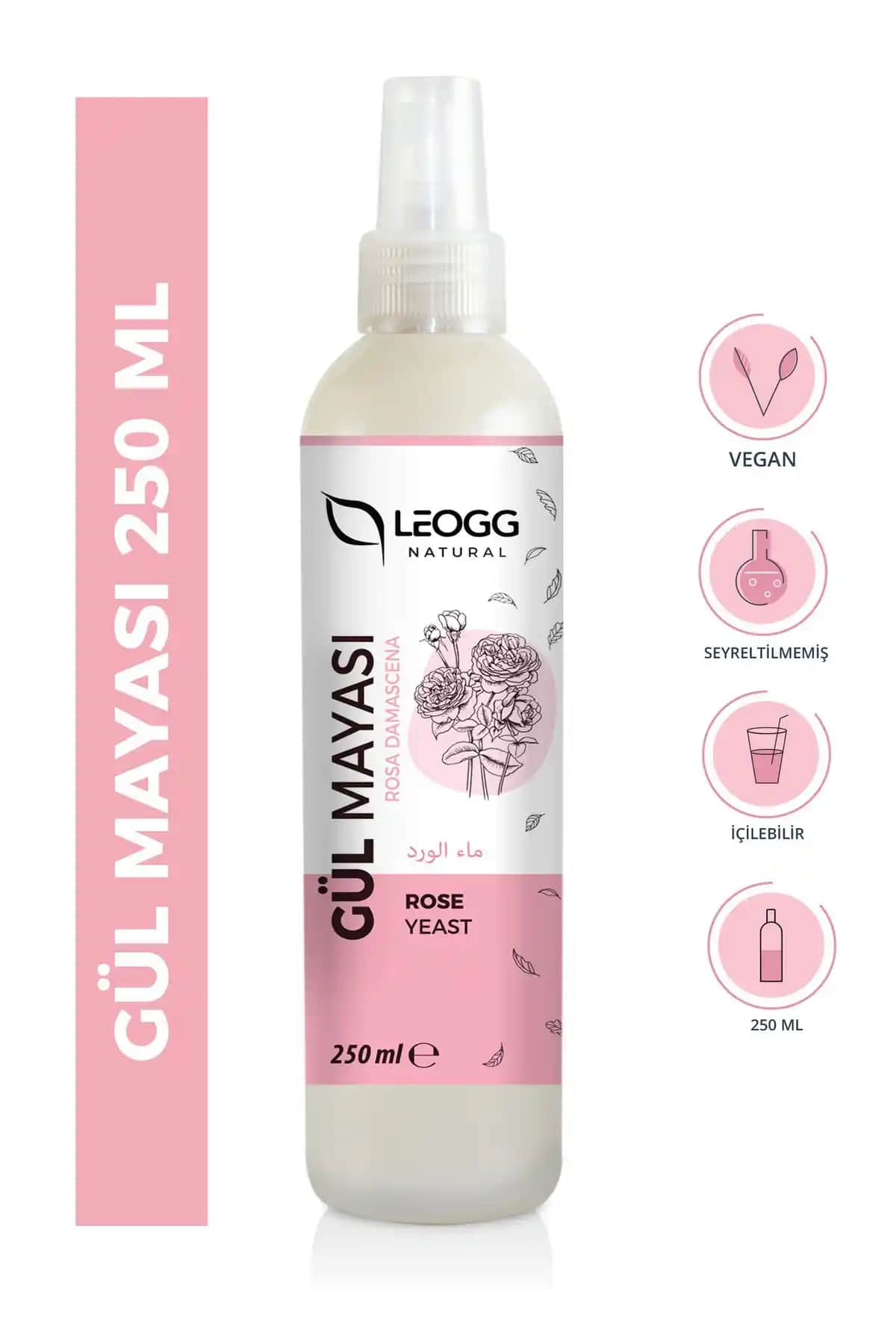 Leogg Natural Gül Suyu ve Mefy Saf ve Doğal Gül Mayası Suyunun Karşılaştırması