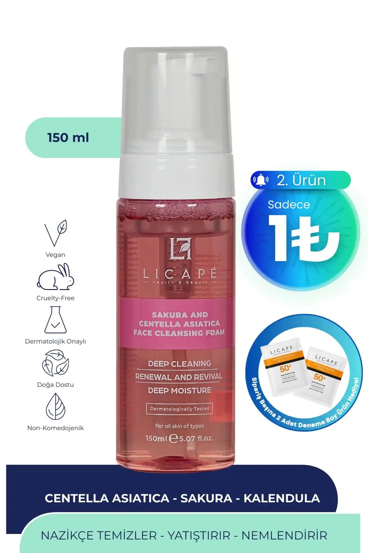 Licape Sakura ve Sinoz Hydrapro Yüz Temizleme Ürünleri Karşılaştırması ve Cilt Bakımına Etkileri