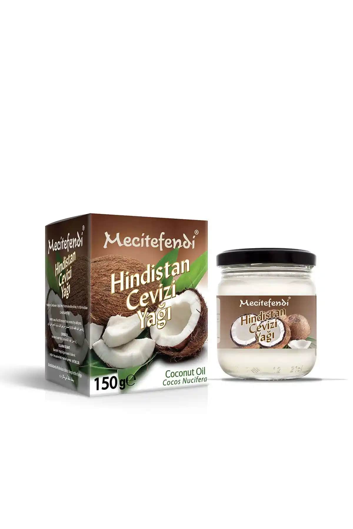 Mecitefendi Hindistan Cevizi Yağı Karşılaştırması 150 GR ve 20 ML Ambalajlar