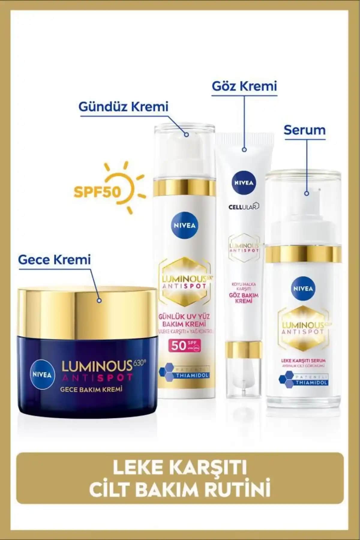 NIVEA Luminous630 Leke Karşıtı Ürünler Karşılaştırması ve Cilt Bakım Rehberi