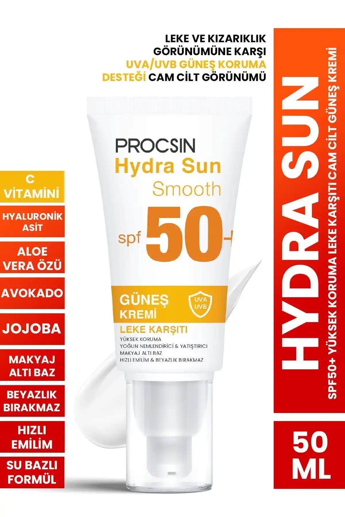 PROCSIN Hydra Sun SPF50+ ve Yüksek UV Korumalı Güneş Kremi Karşılaştırması
