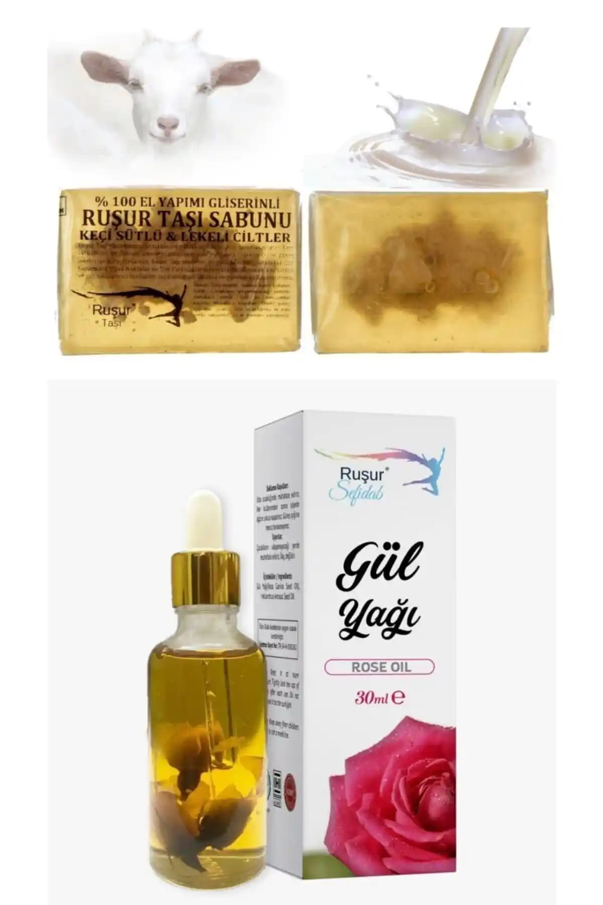 Ruşur Sefidab ve Tala Ruşur Taşı Karşılaştırması: Doğal Peeling ve Cilt Bakımı Ürünleri