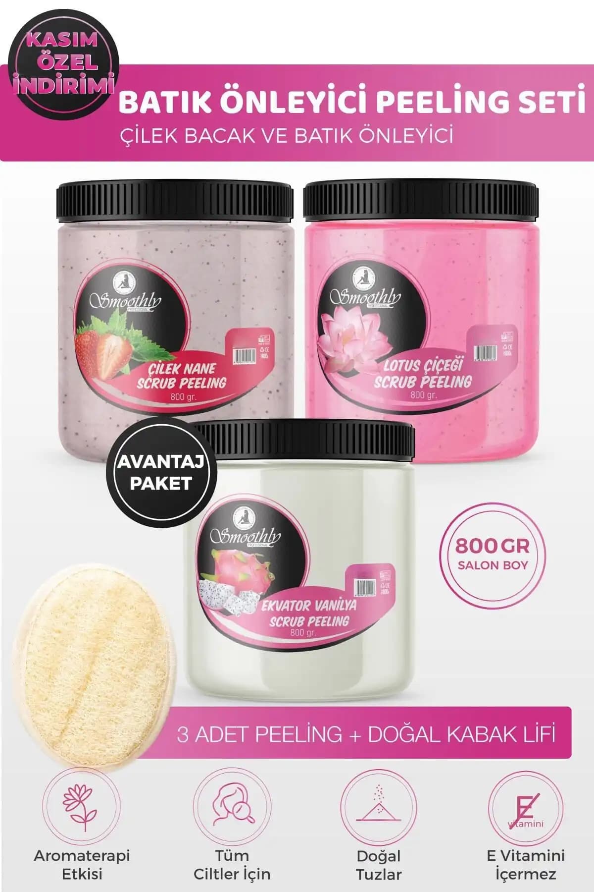 Smoothly Misket Limon Özlü Peeling ve Peeling Avantaj Seti Karşılaştırması 2