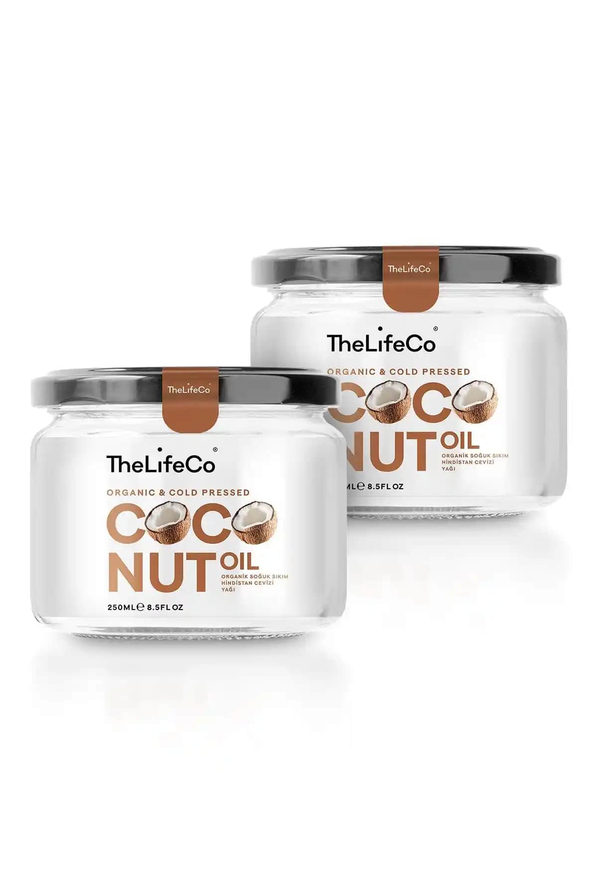 TheLifeCo Organik Hindistan Cevizi Yağı Karşılaştırması 250 ml ve 337 ml ürünler