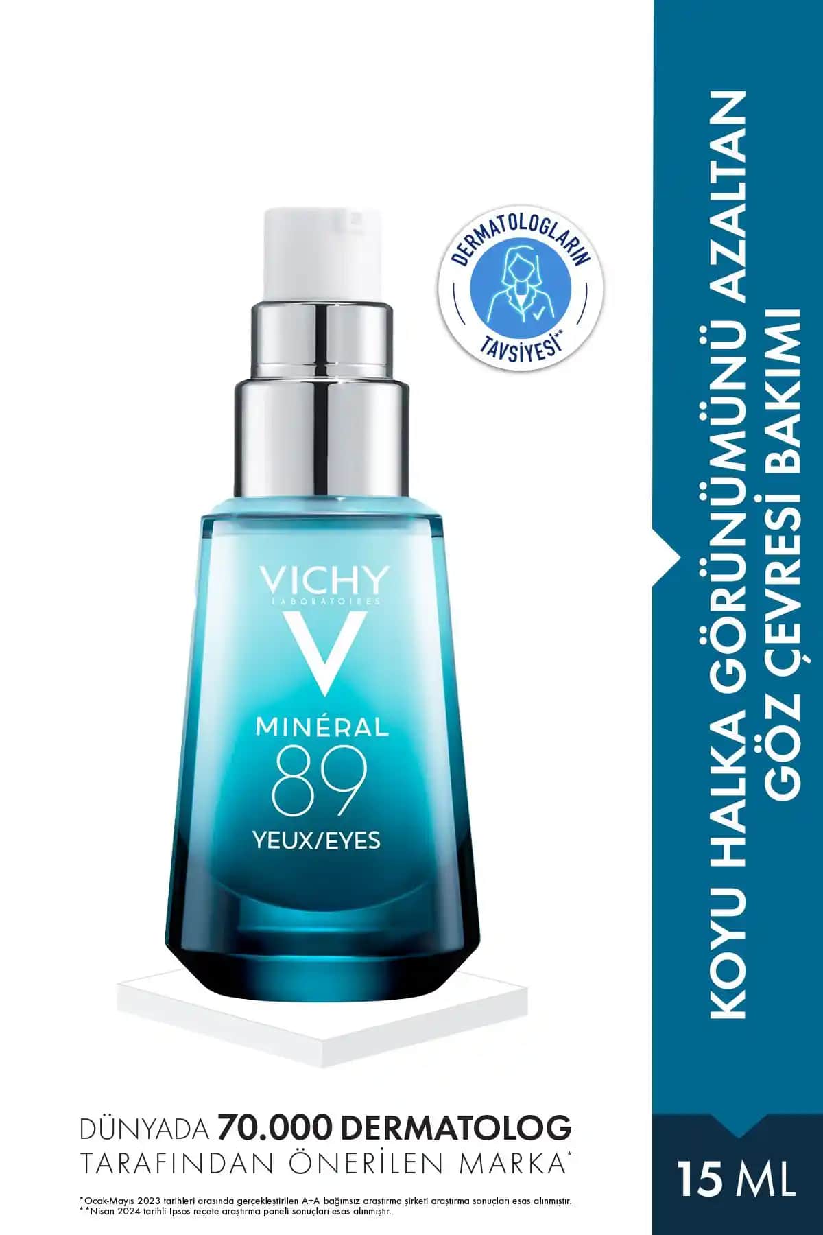 Vichy Mineral 89 Göz Çevresi ve Günlük Nemlendirici Serumu Karşılaştırması