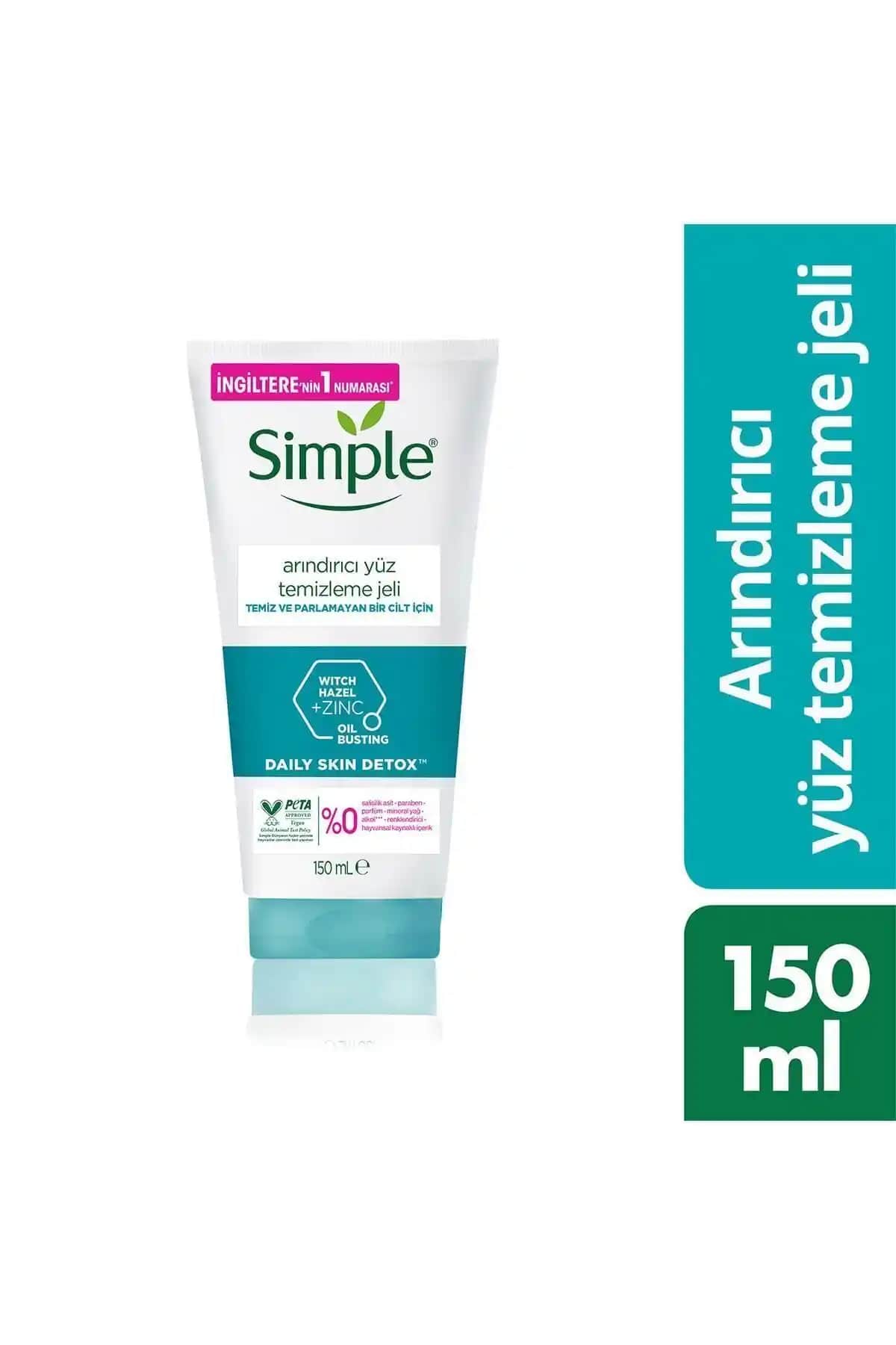 Yüz Temizleme Jelleri Karşılaştırması: Simple Daily Skin Detox ve VITAYES Ürünleri
