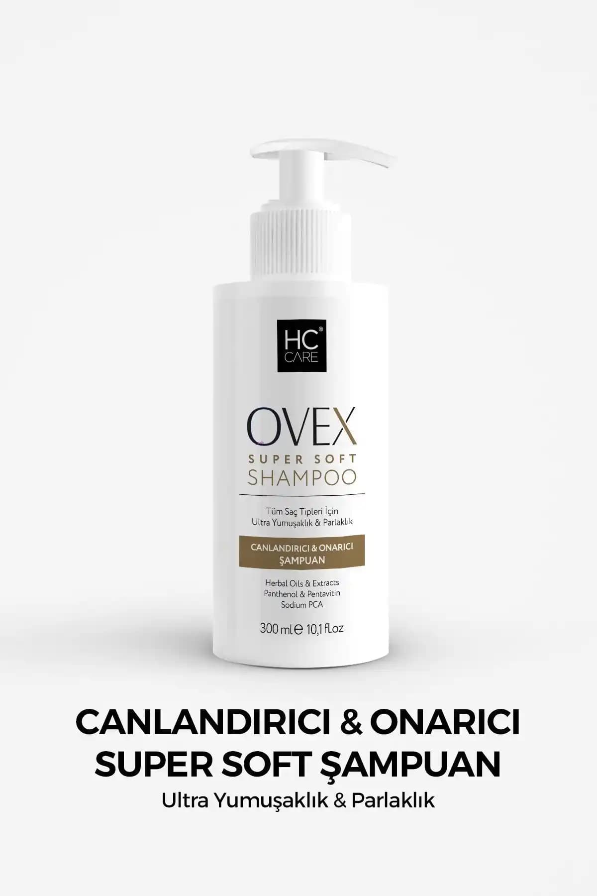 HC Care HC Ovex Super Soft Şampuan: Doğal İçerik ve Vegan Formül ile Etkili Saç Bakımı