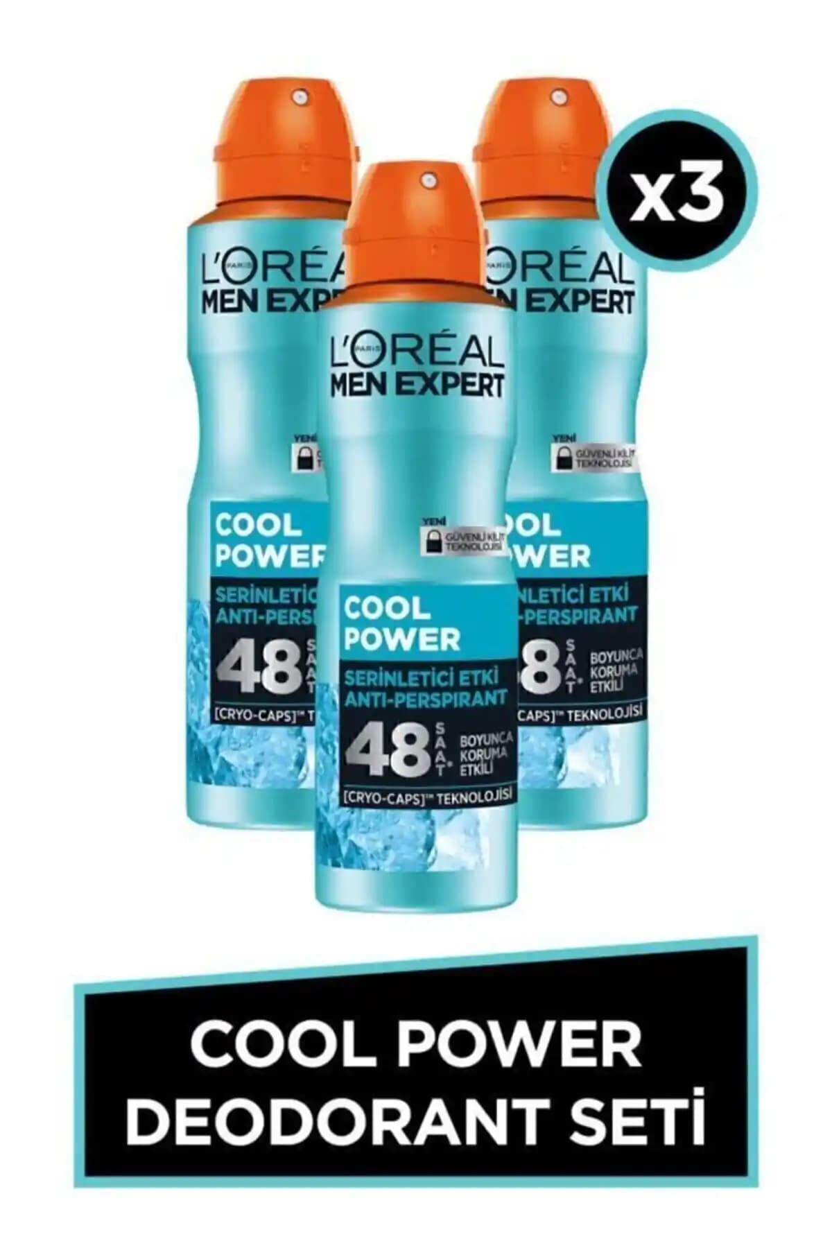 L'Oreal Paris Men Expert Cool Power: Ferahlık ve Koruma Sunan Deodorant
