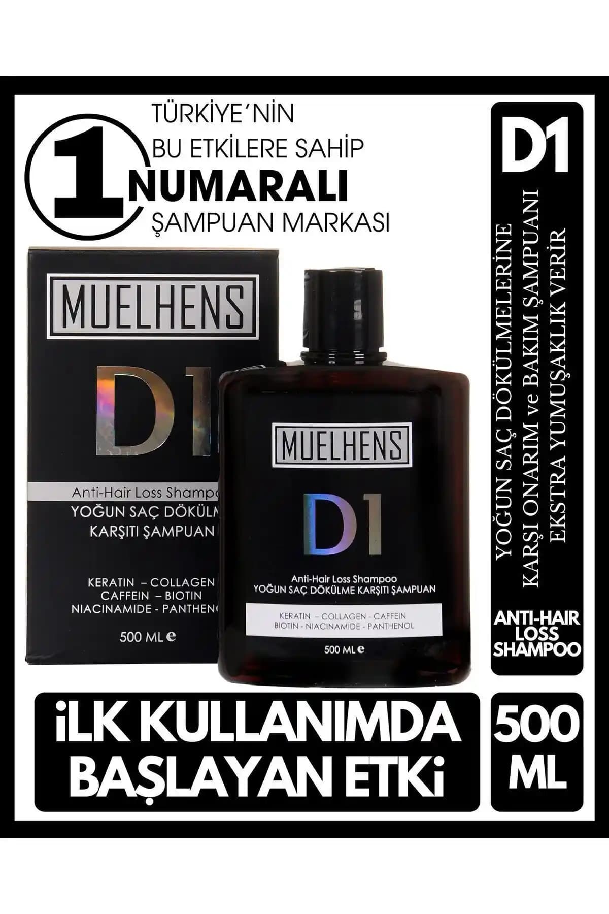 Muelhens D1 Anti Hair Loss Shampoo: Yoğun Dökülme İçin Etkili Çözüm ve Faydaları