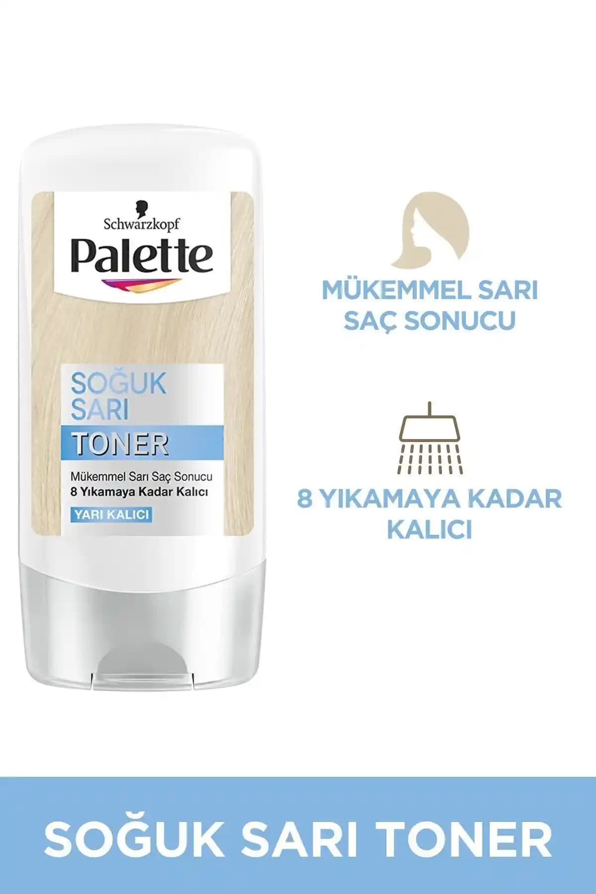 Palette Toner Soğuk Sarı Blonder: Sarı Saç Renginizi Canlandırmanın Yolu
