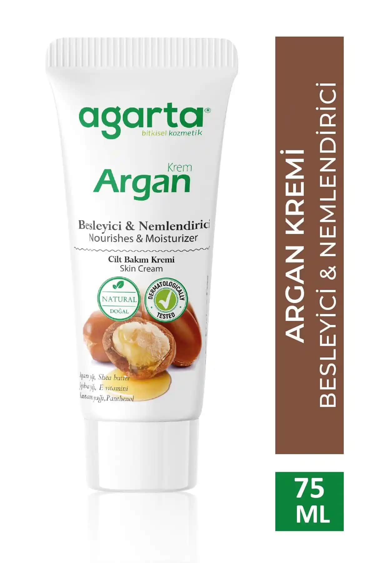 Agarta Doğal Argan Yağlı Yüz ve El Bakım Kremi: Doğal ve Vegan İçeriklerle Güçlendirilmiş Cilt Bakımı