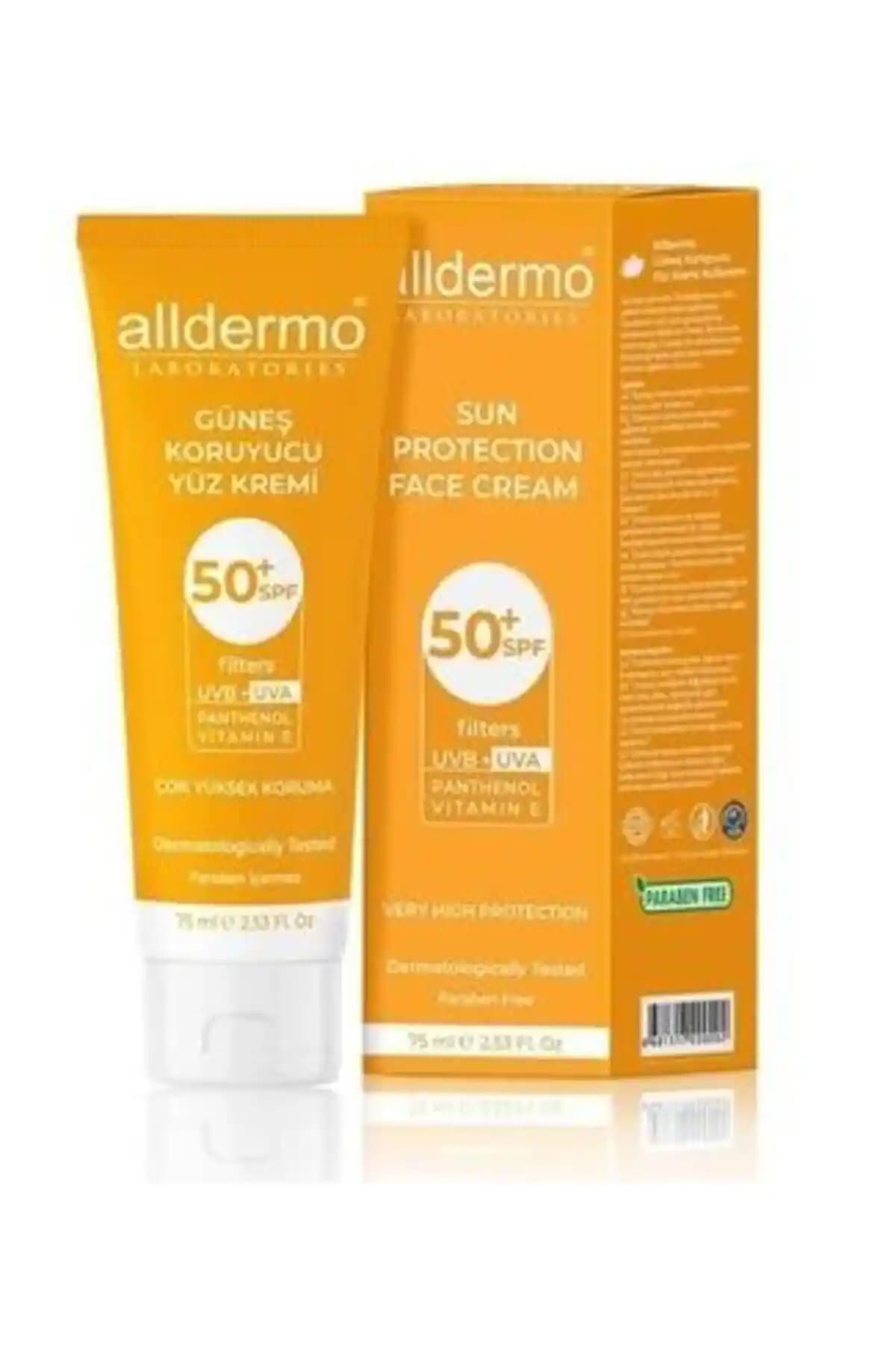 Alldermo Güneş Kremi Yüz SPF 50: Yüksek Koruma ve Nemlendirme Özellikleriyle Güvenilir Ürün