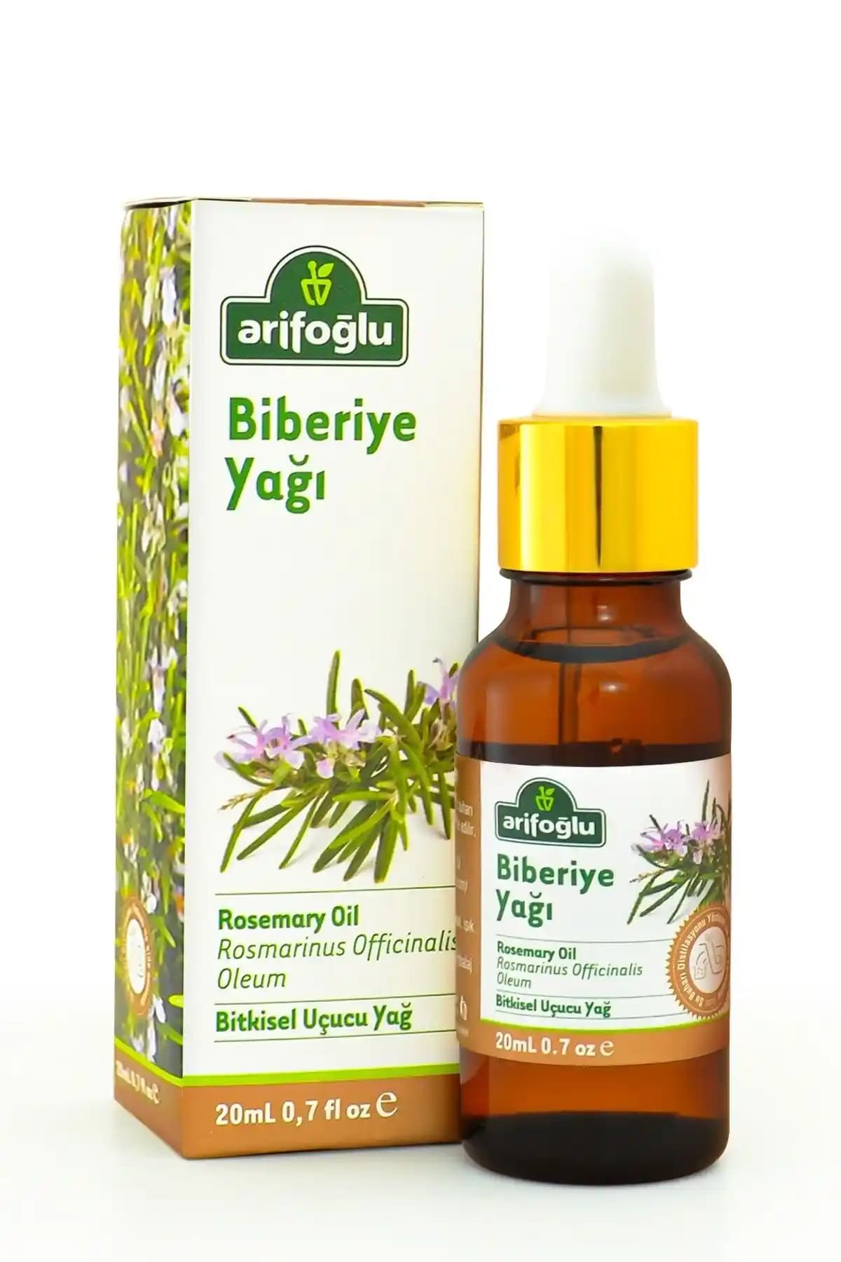 Arifoğlu Biberiye Yağı 20 ml - Doğal ve Saf Saç ve Cilt Bakım Yağı