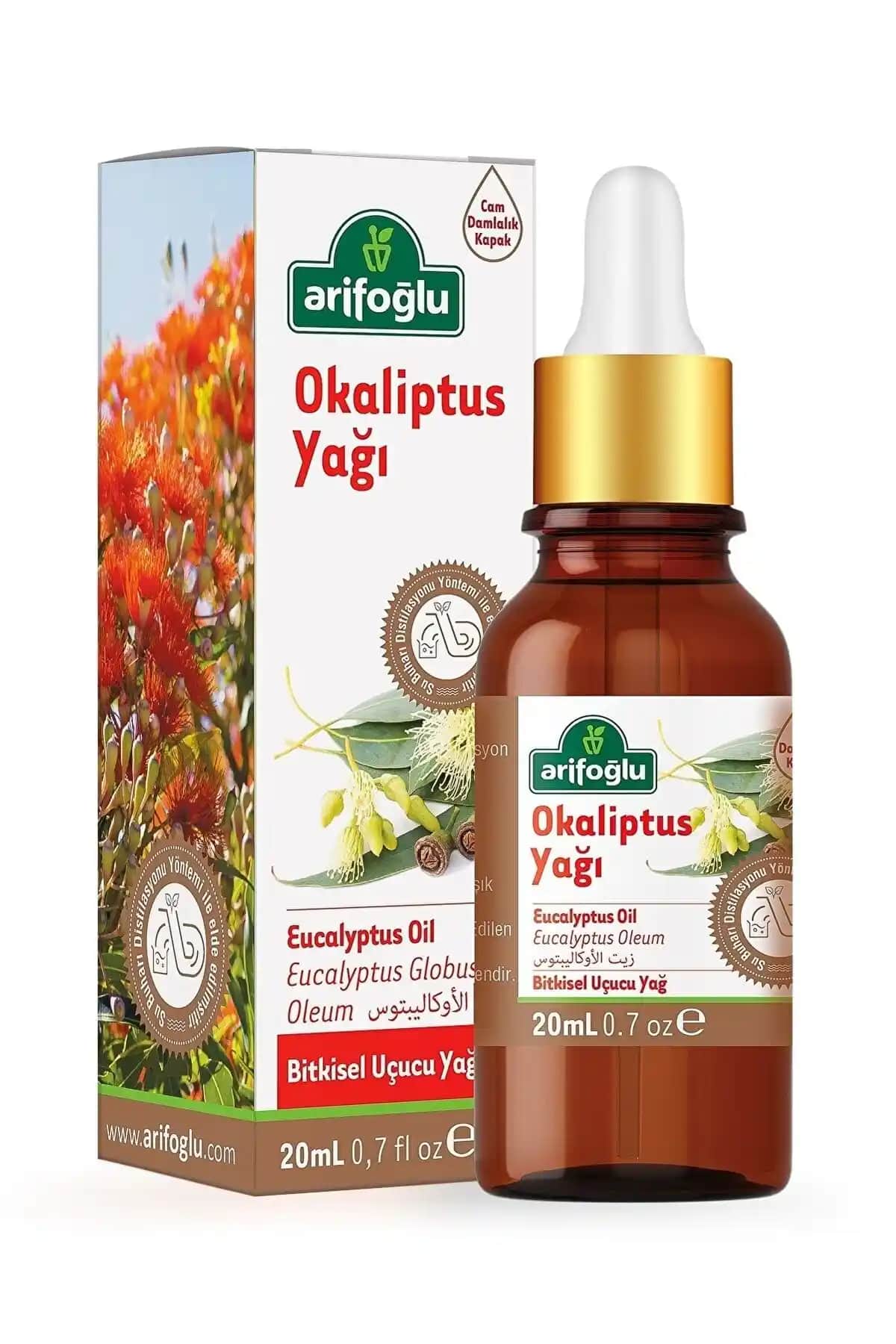 Arifoğlu Doğal Okaliptus Yağı 20ml Solunum ve Güzellik İçin Güvenilir Tercih