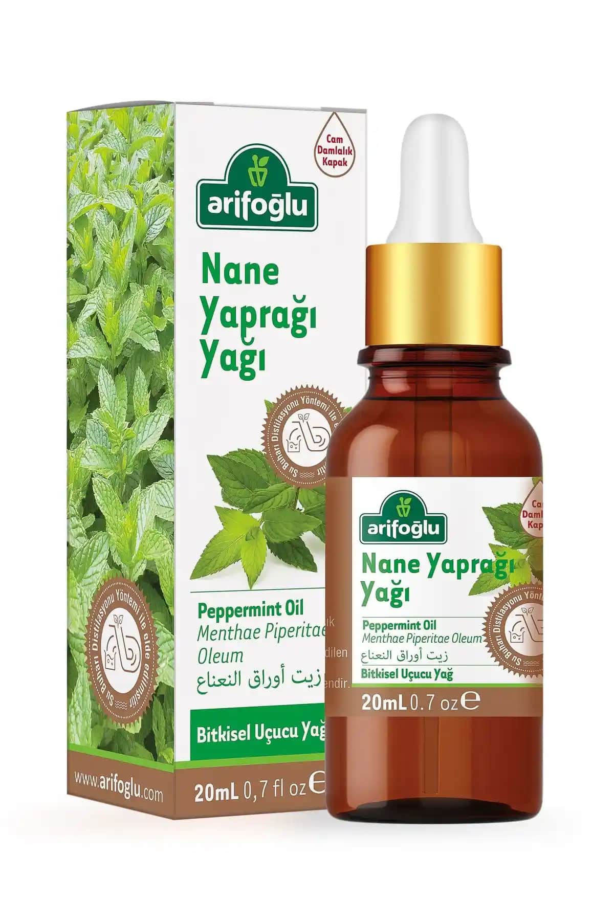 Arifoğlu Nane Yaprağı Yağı 20ml doğal ferahlatıcı ve canlandırıcı aromaterapi ürünü