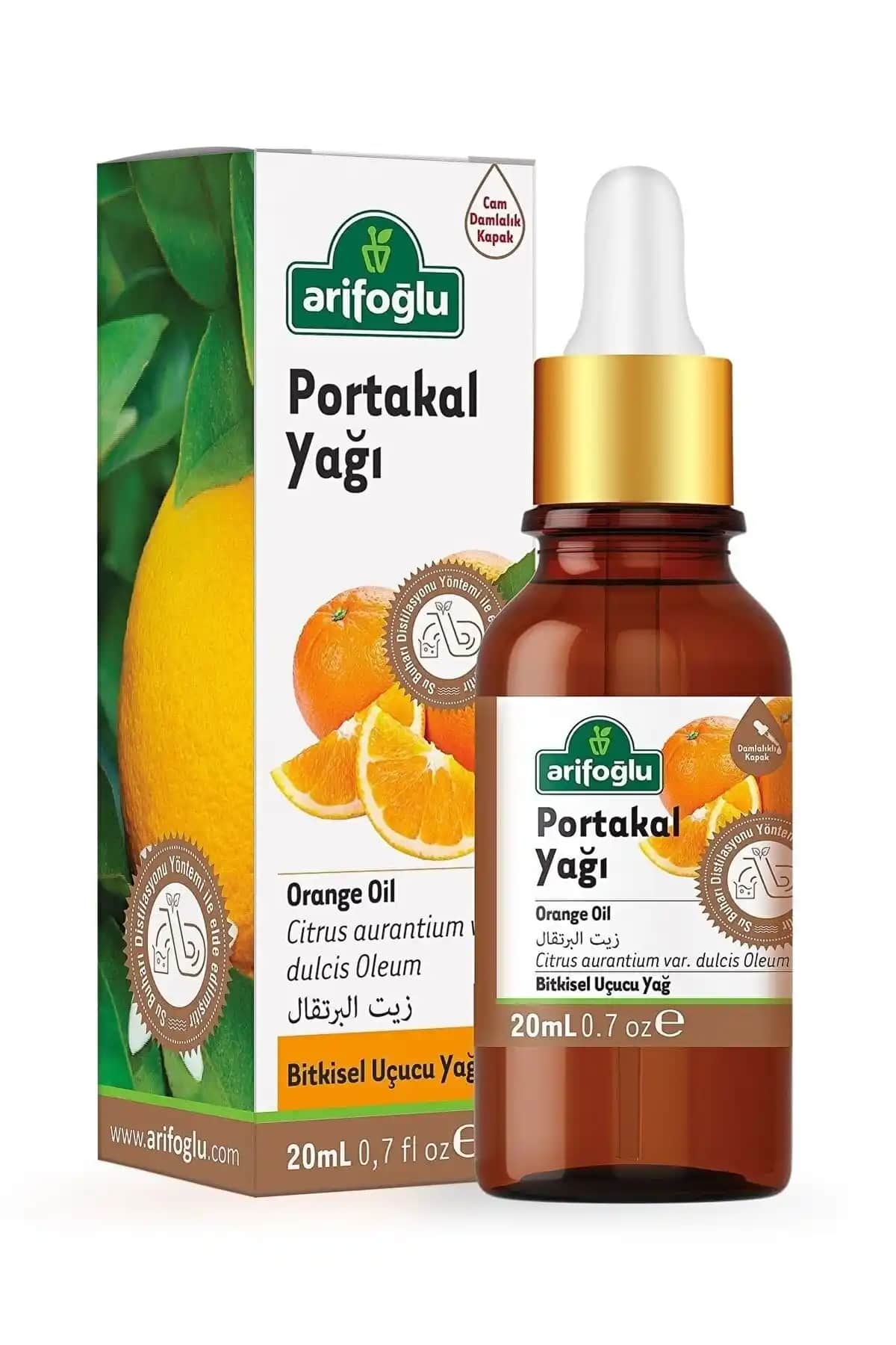 Arifoğlu Portakal Yağı 20ml - Doğal ve Ferahlatıcı Aromaterapi ve Cilt Bakımı Ürünü