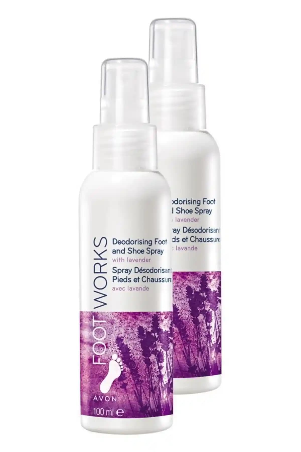 Avon Lavantalı Koku Önleyici Ayak Spreyi 100 Ml İkili Set Ferahlatıcı Çözüm