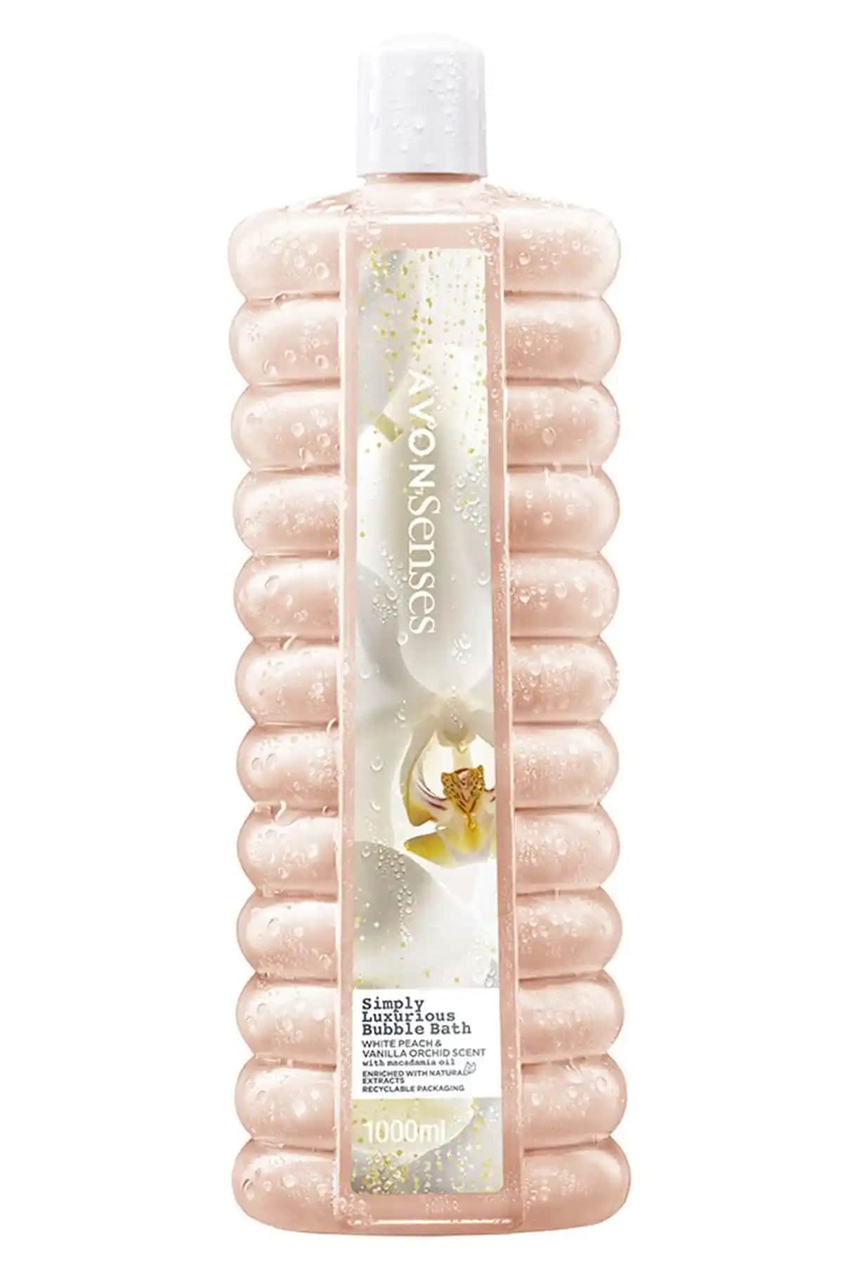 Avon Simply Luxurious Beyaz Şeftali ve Vanilya Orkide Kokulu Banyo Köpüğü Ürün Tanıtımı ve Özellikleri