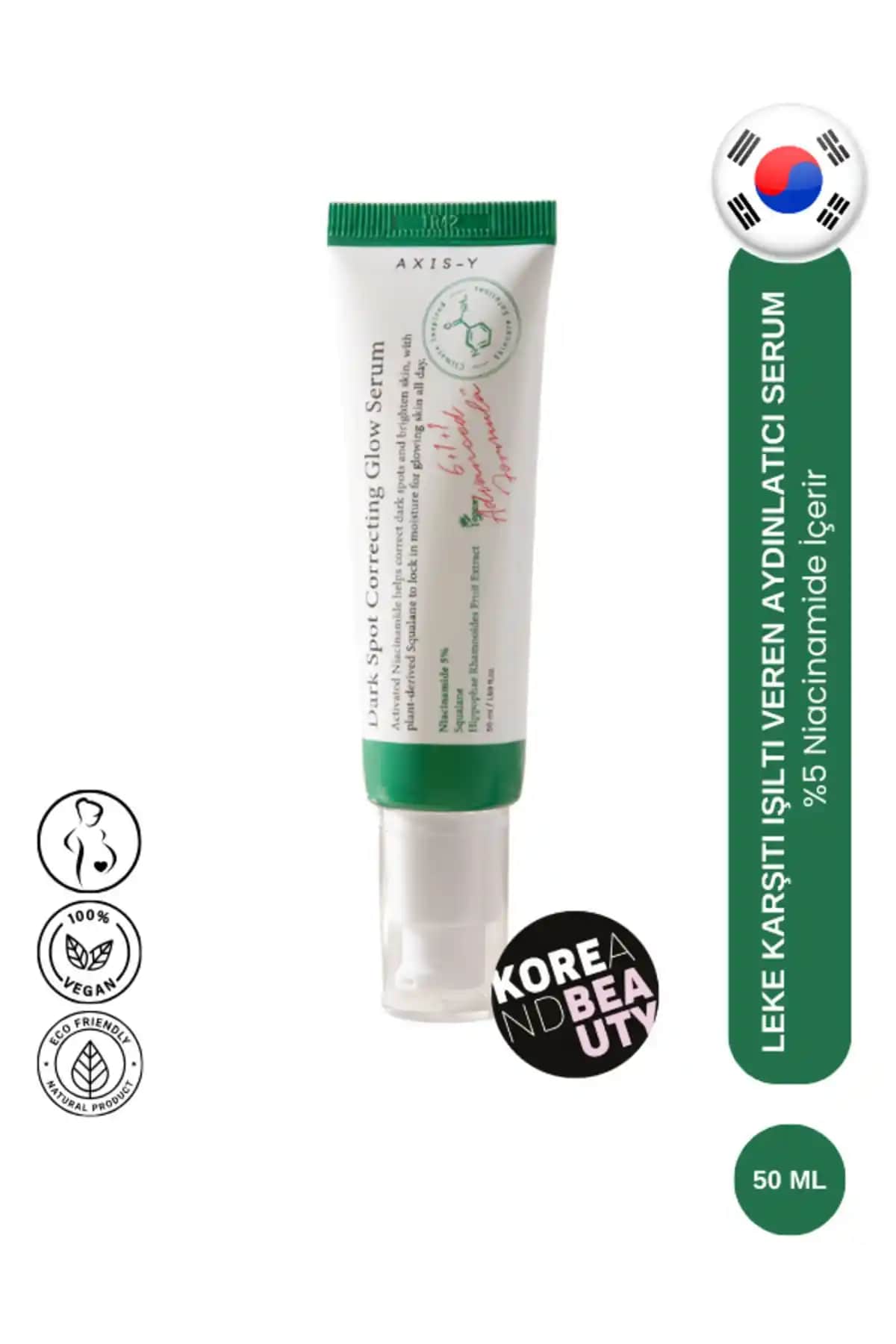 AXIS-Y Dark Spot Correcting Glow Serum: Leke ve Cilt Parlaklığını Artıran Formül