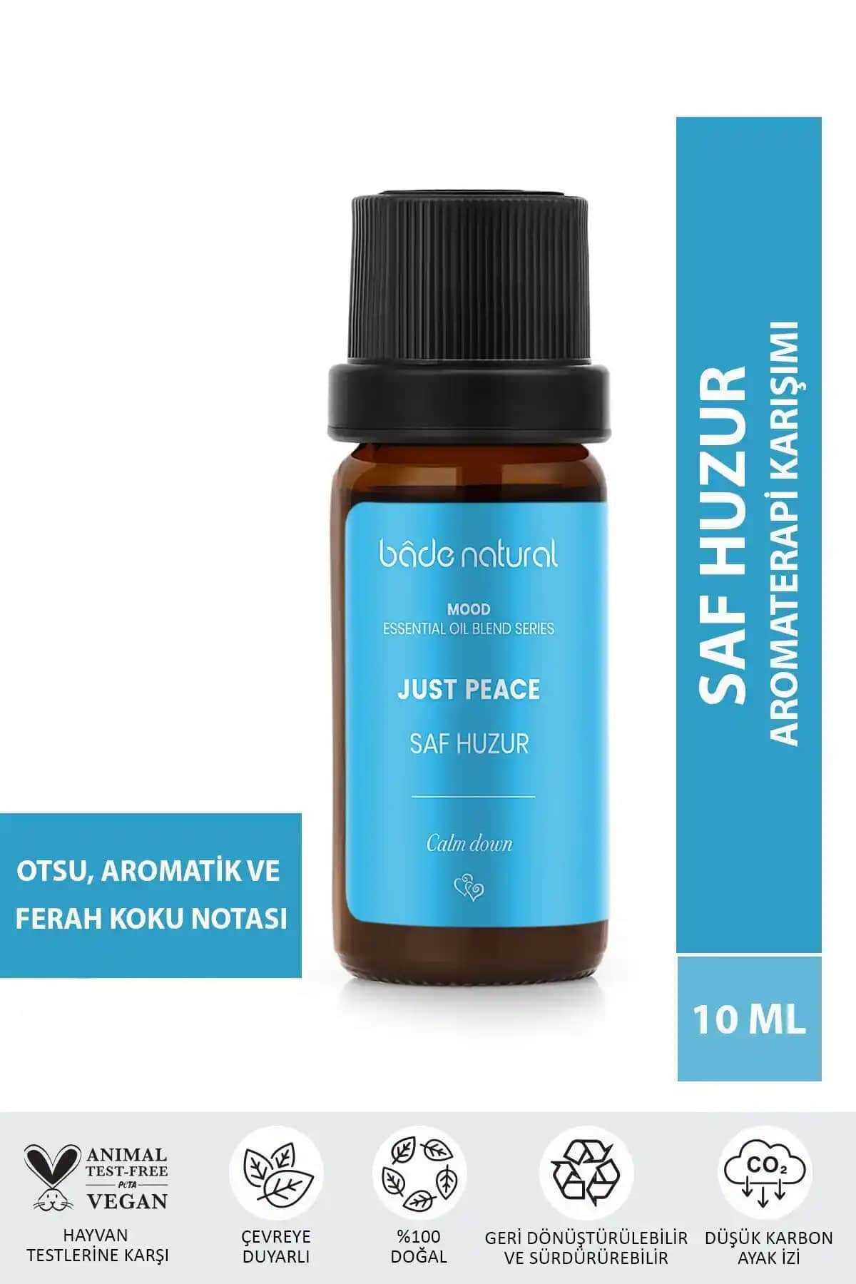 Bade Natural Saf Huzur Aromaterapi Karışımı: Doğal ve Rahatlatıcı Bir Deneyim