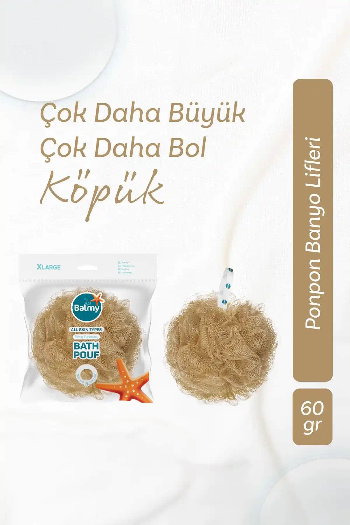 Balmy Banyo Lifi X Large Gold: Çevre Dostu, Yumuşak ve Güvenli Temizlik Aksesuarı
