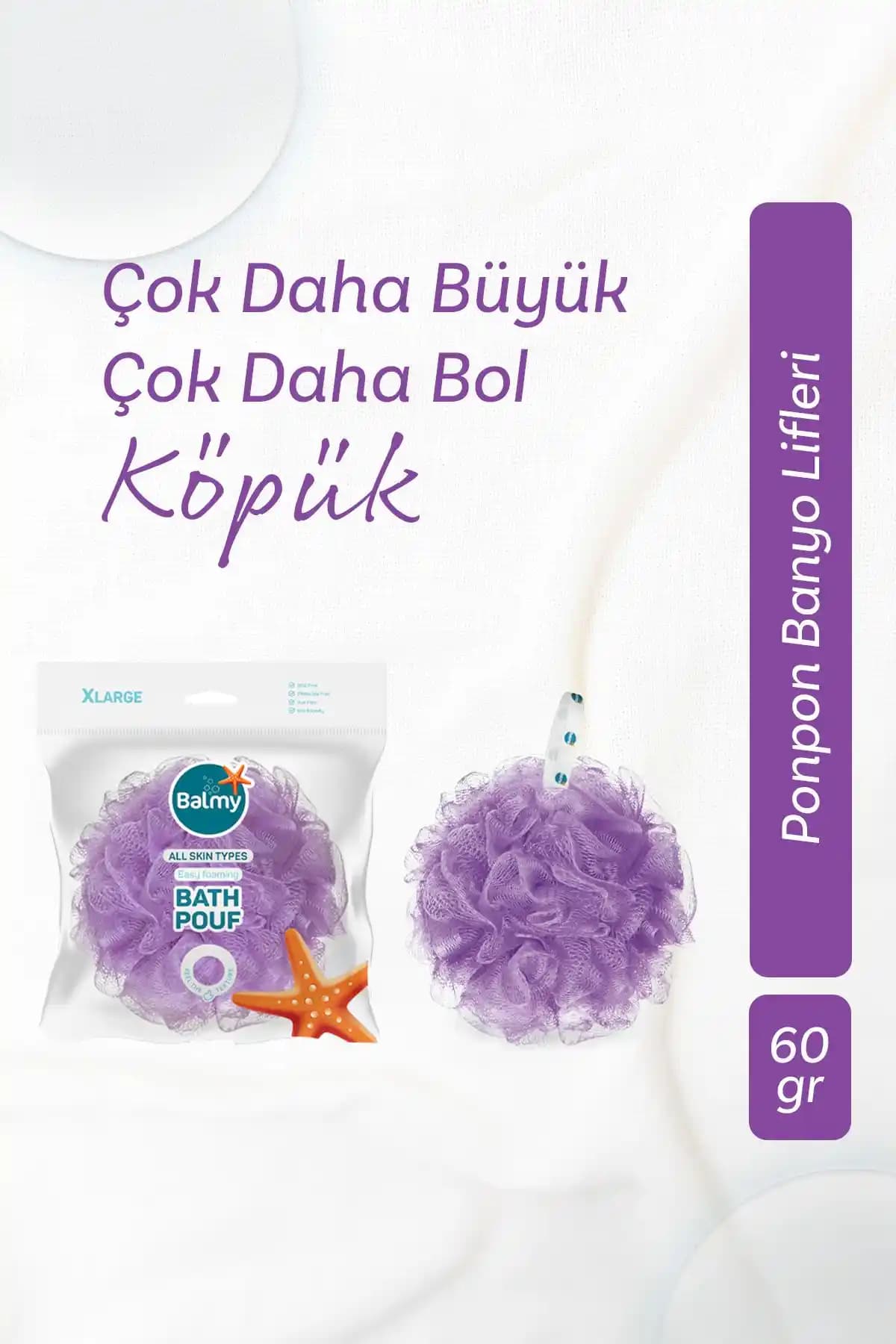 Balmy Banyo Lifi Xlarge Lila: Yüksek Temizlik Performansı ve Estetik Tasarım