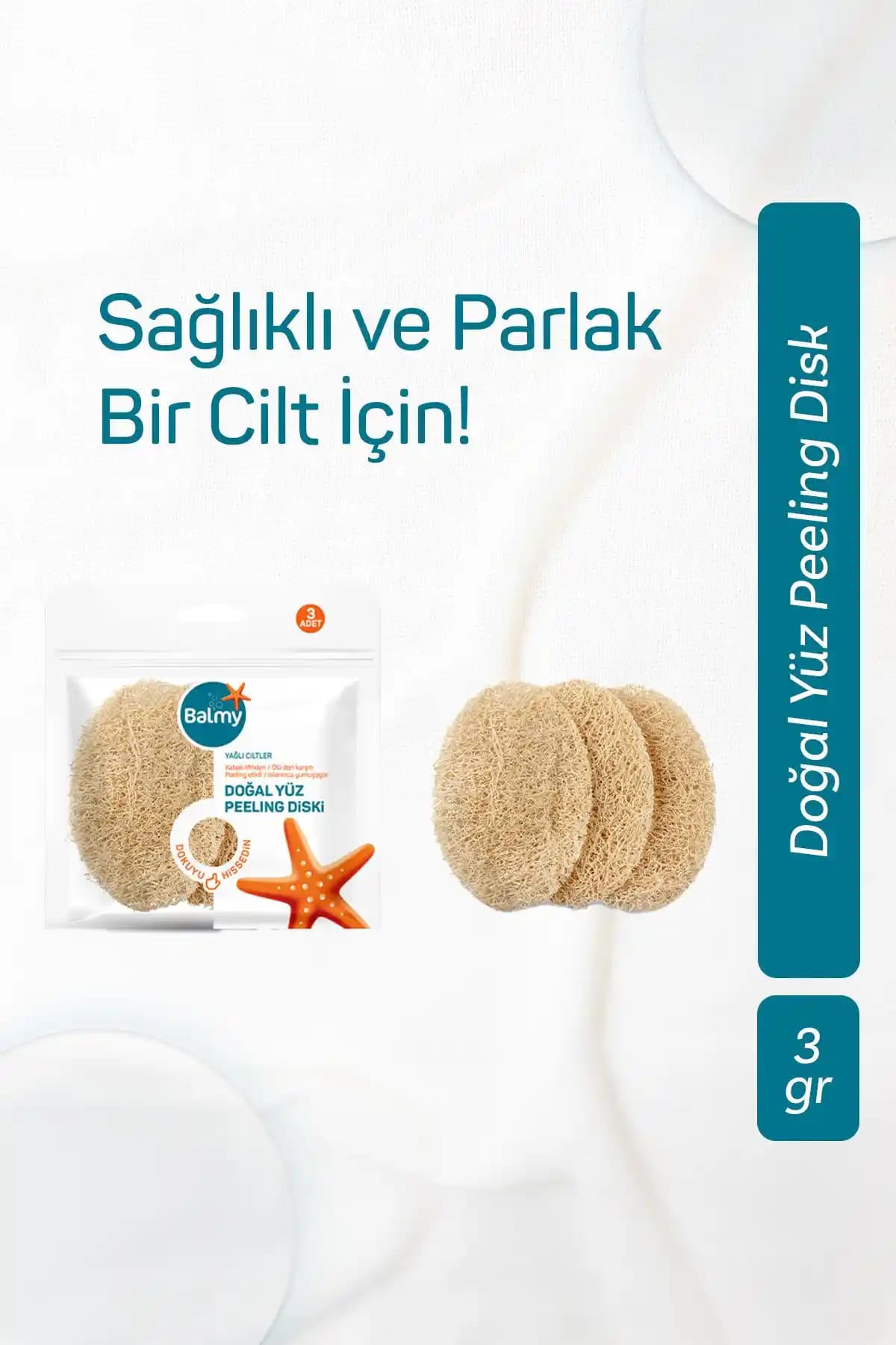 Balmy Kabak Yüz Peeling Diski: Doğal ve Etkili Cilt Temizliği İçin Yenilikçi Bir Çözüm