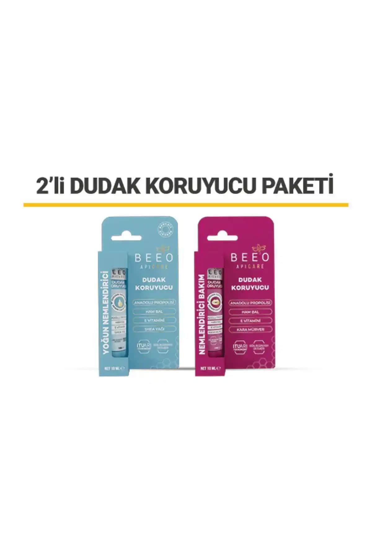 BEE'O Dudak Koruyucu Paketi Doğal İçeriklerle Güçlü Dudak Bakımı Sağlar
