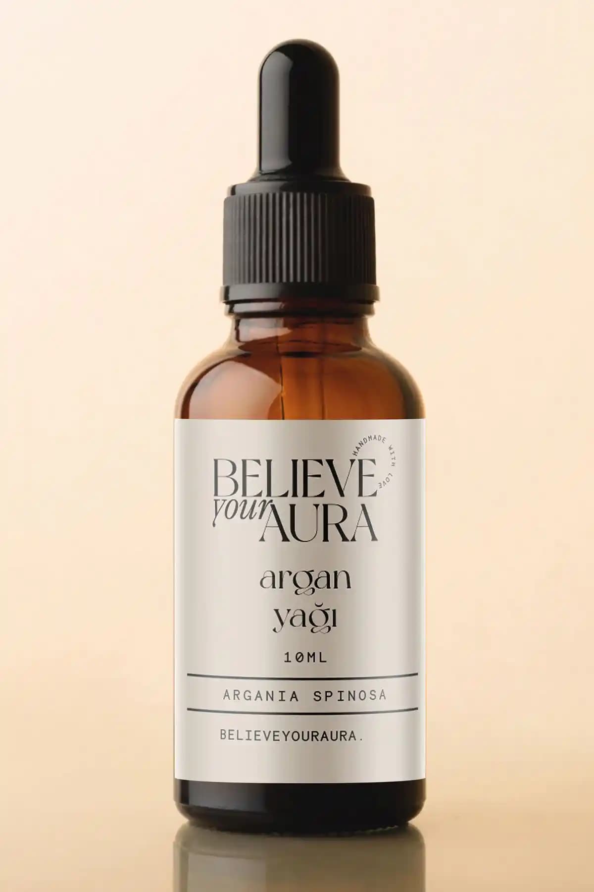 Believe Your Aura Argan Yağı: Doğal ve Saf İçeriklerle Çok Yönlü Cilt ve Saç Bakımı