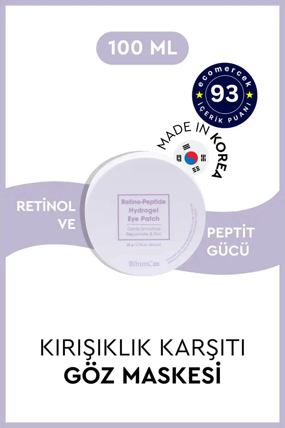 Bibimcos Retino-peptide Hydrogel Eye Patch ile Göz Çevresi Bakımında Yenilikçi Çözüm