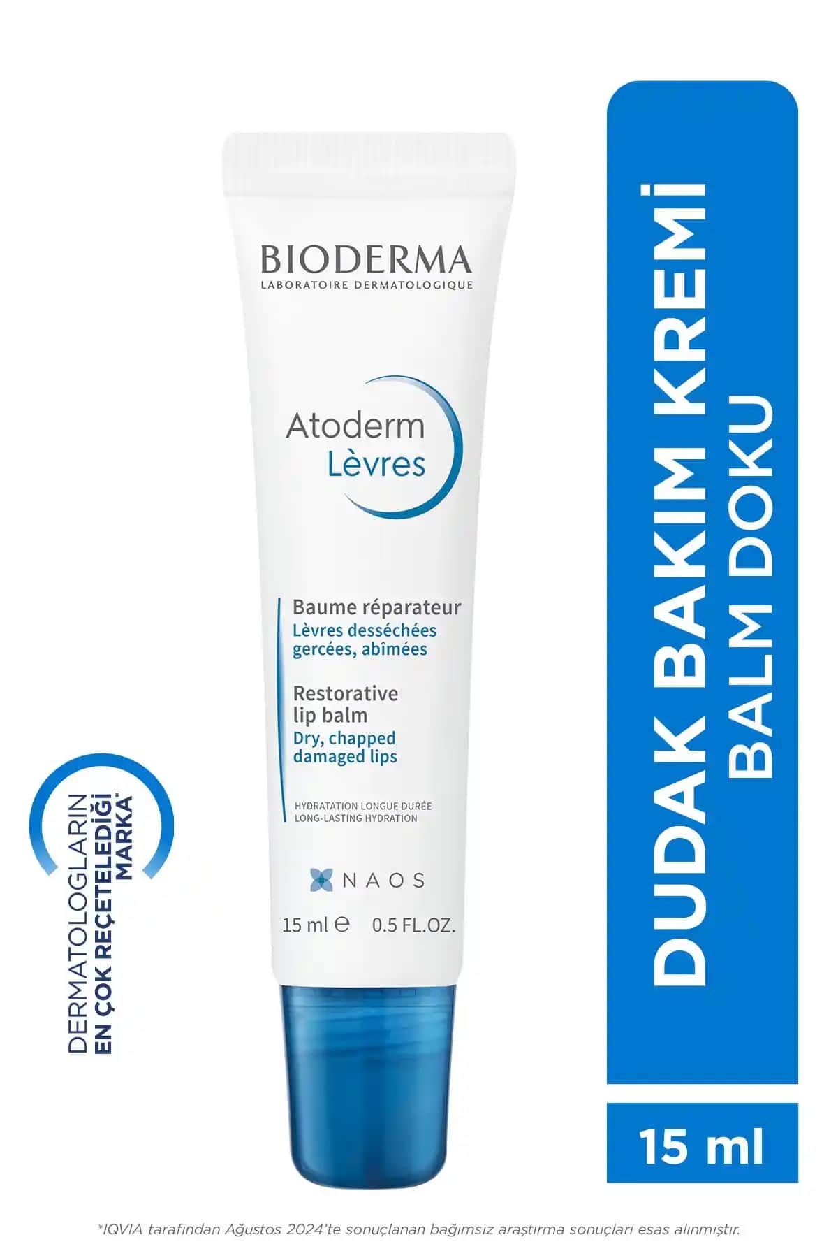 Bioderma Atoderm Dudak Balsamı: Yoğun Nem ve Onarım Sağlayan Güçlü Formül