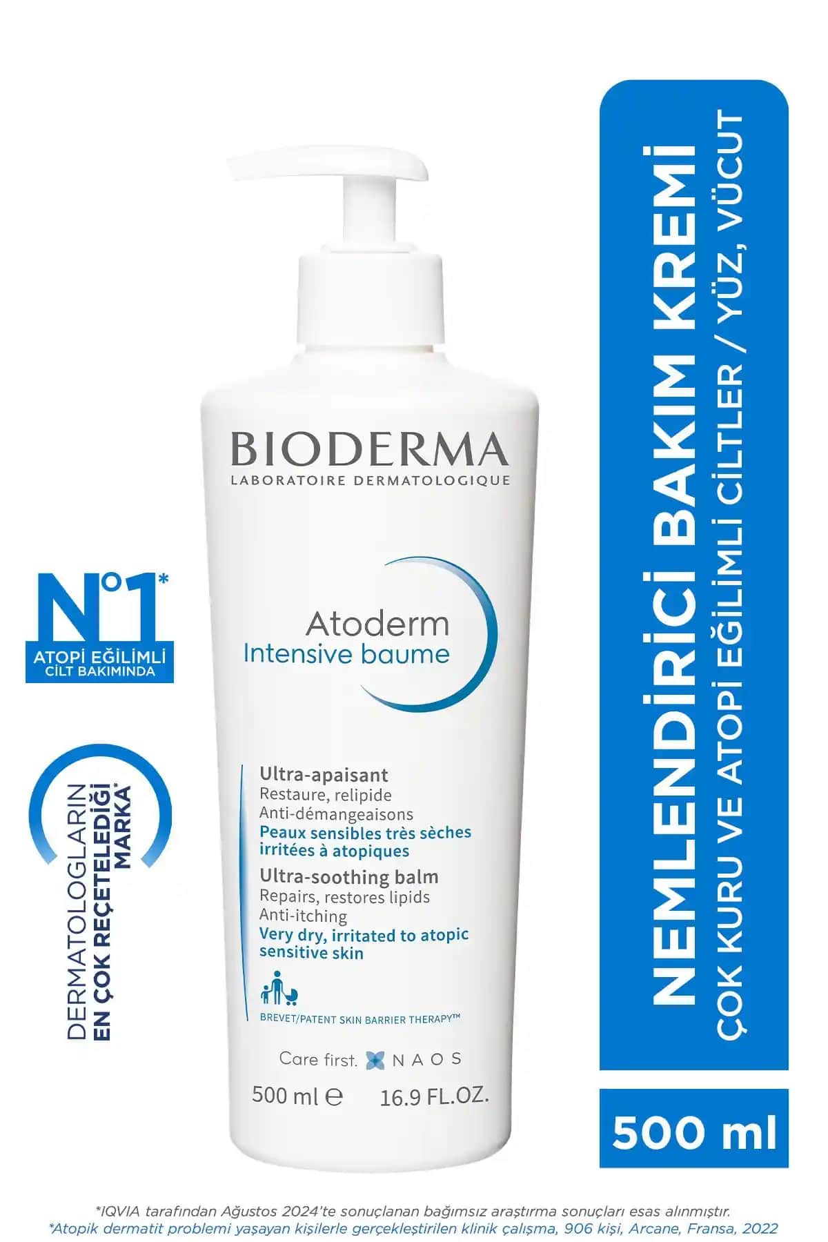 Bioderma Atoderm Intensive Balm: Yoğun Nemlendirme ve Cilt Onarımı İçin Uzman Çözüm
