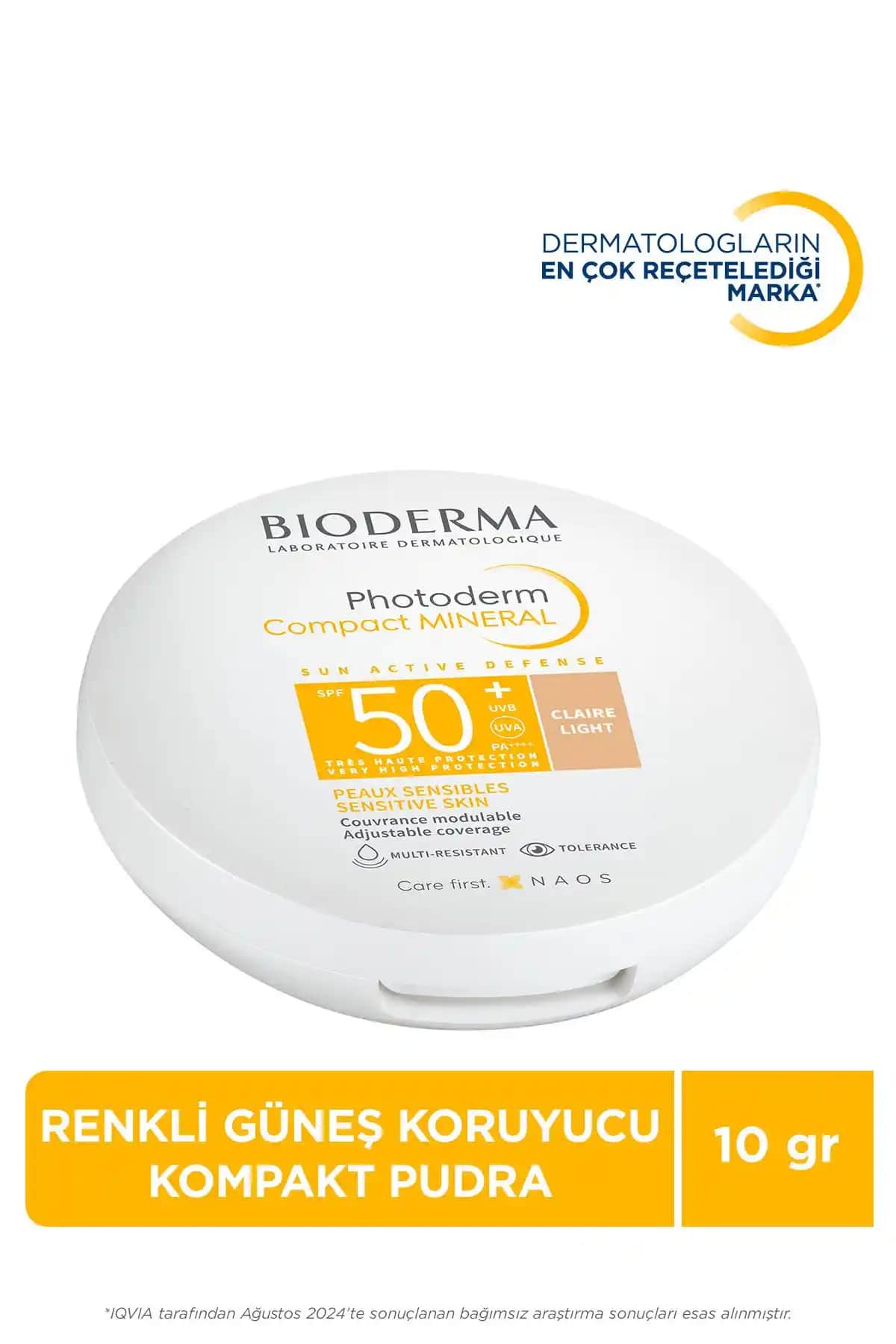 Bioderma Photoderm Mineral Compact Light SPF50+ ile Günlük Doğal ve Koruyucu Cilt Bakımı