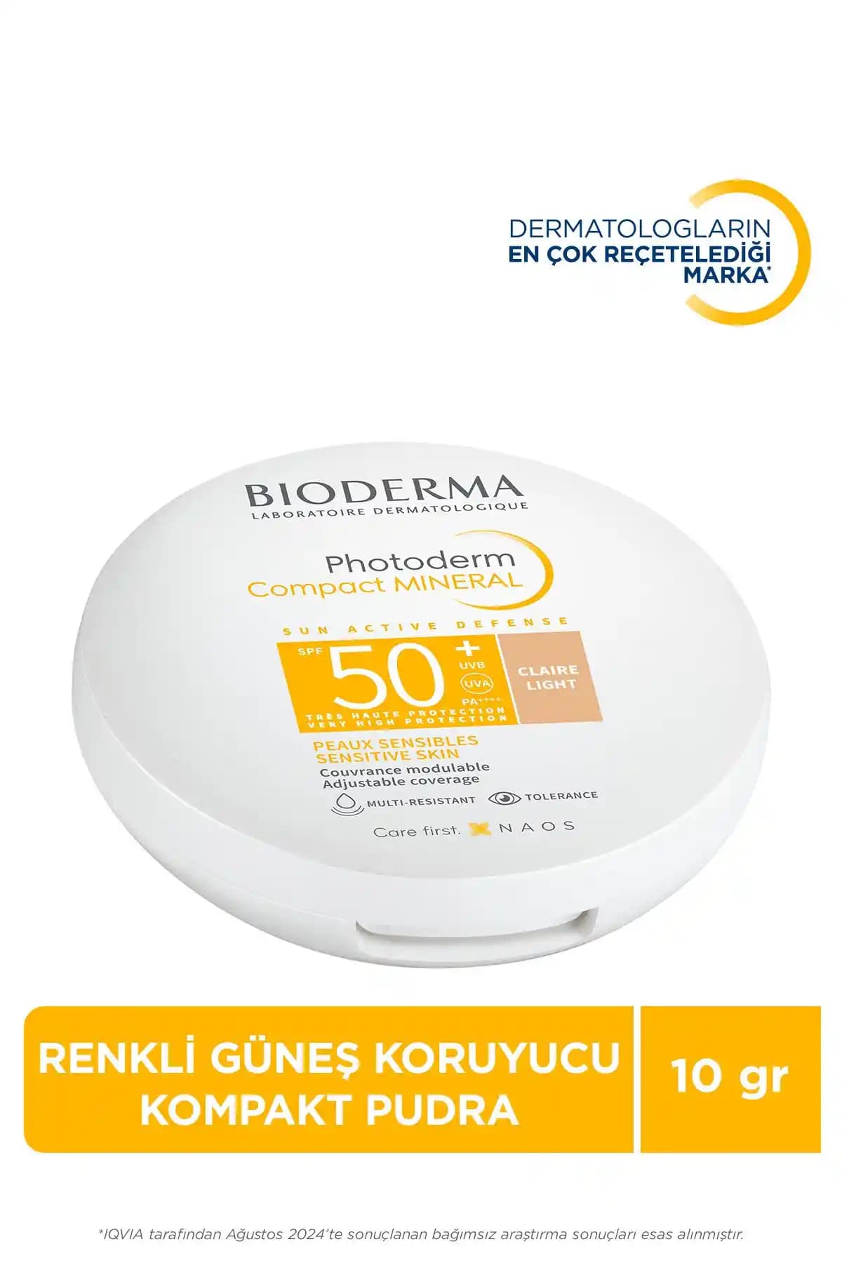 Bioderma Photoderm Mineral Compact Light SPF50+ ile Günlük Doğal ve Koruyucu Cilt Bakımı