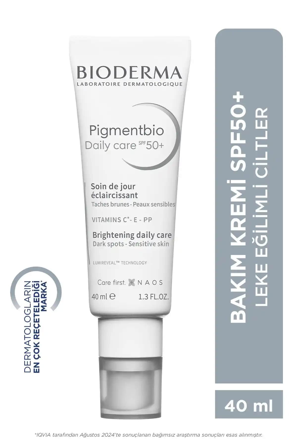 Bioderma Pigmentbio Günlük Bakım SPF50+ ile Ciltte Işıltı ve Koruma Sağlayan Ürün