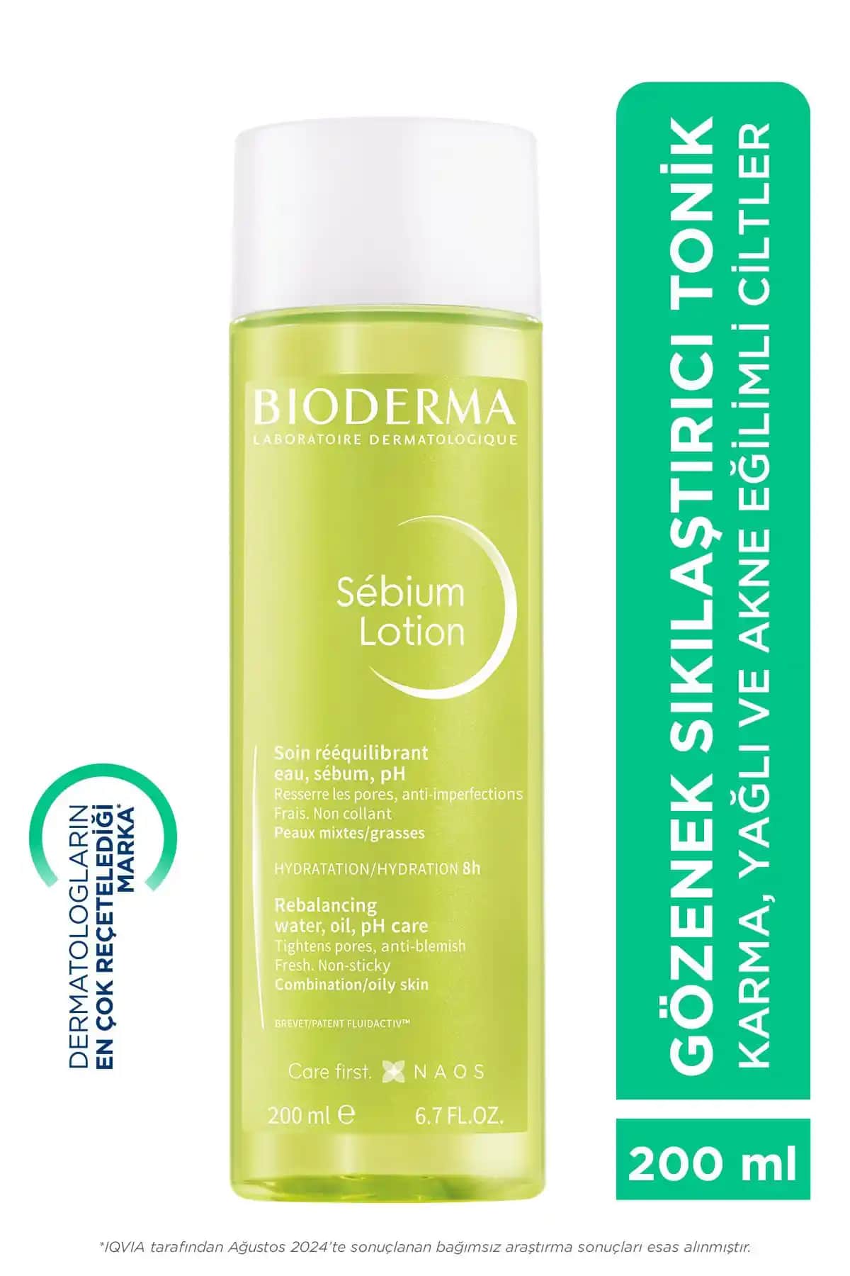 Bioderma Sebium Lotion: Gözenekleri Sıkılaştıran Siyah Nokta ve Yağ Kontrolü Çözümü