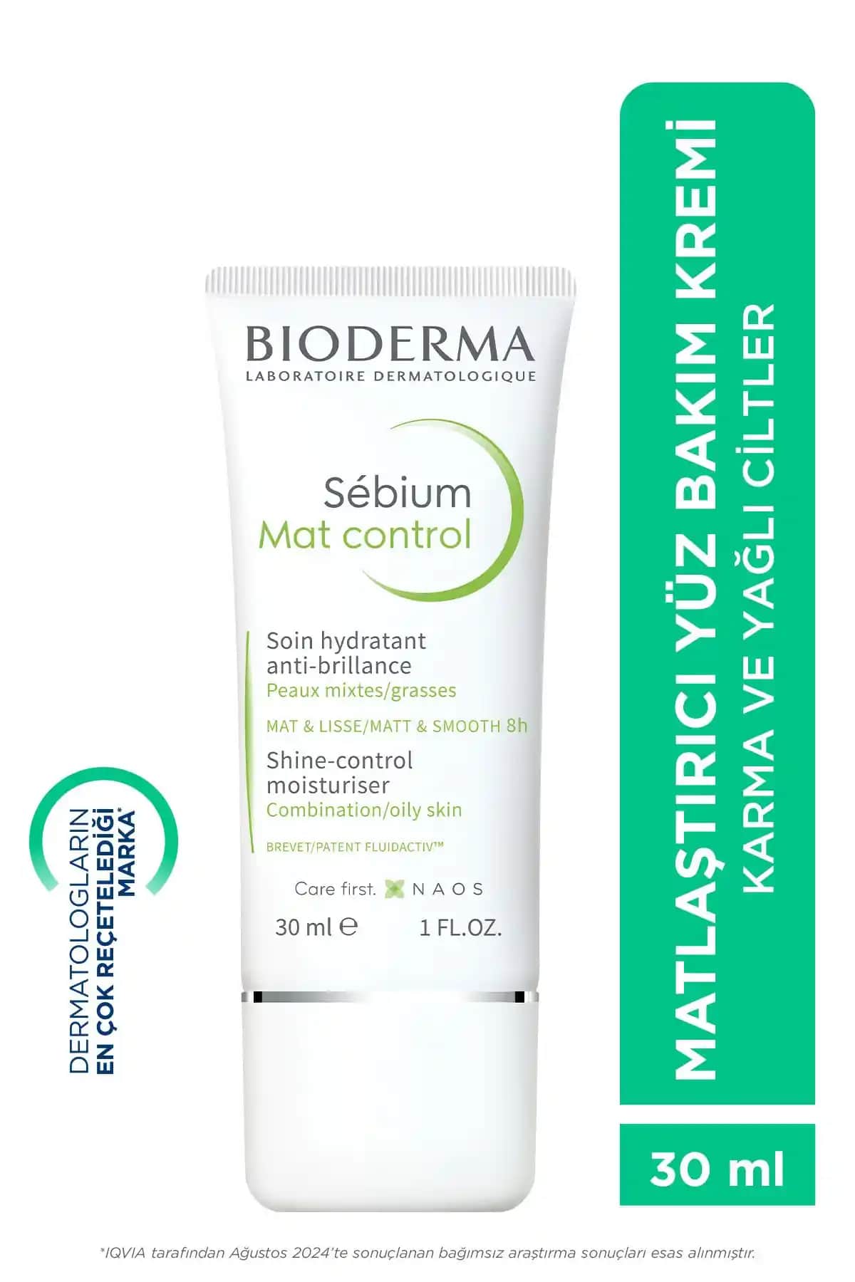 Bioderma Sebium Mat Control Yağlı ve Karma Ciltler İçin Etkili Bakım Kremi