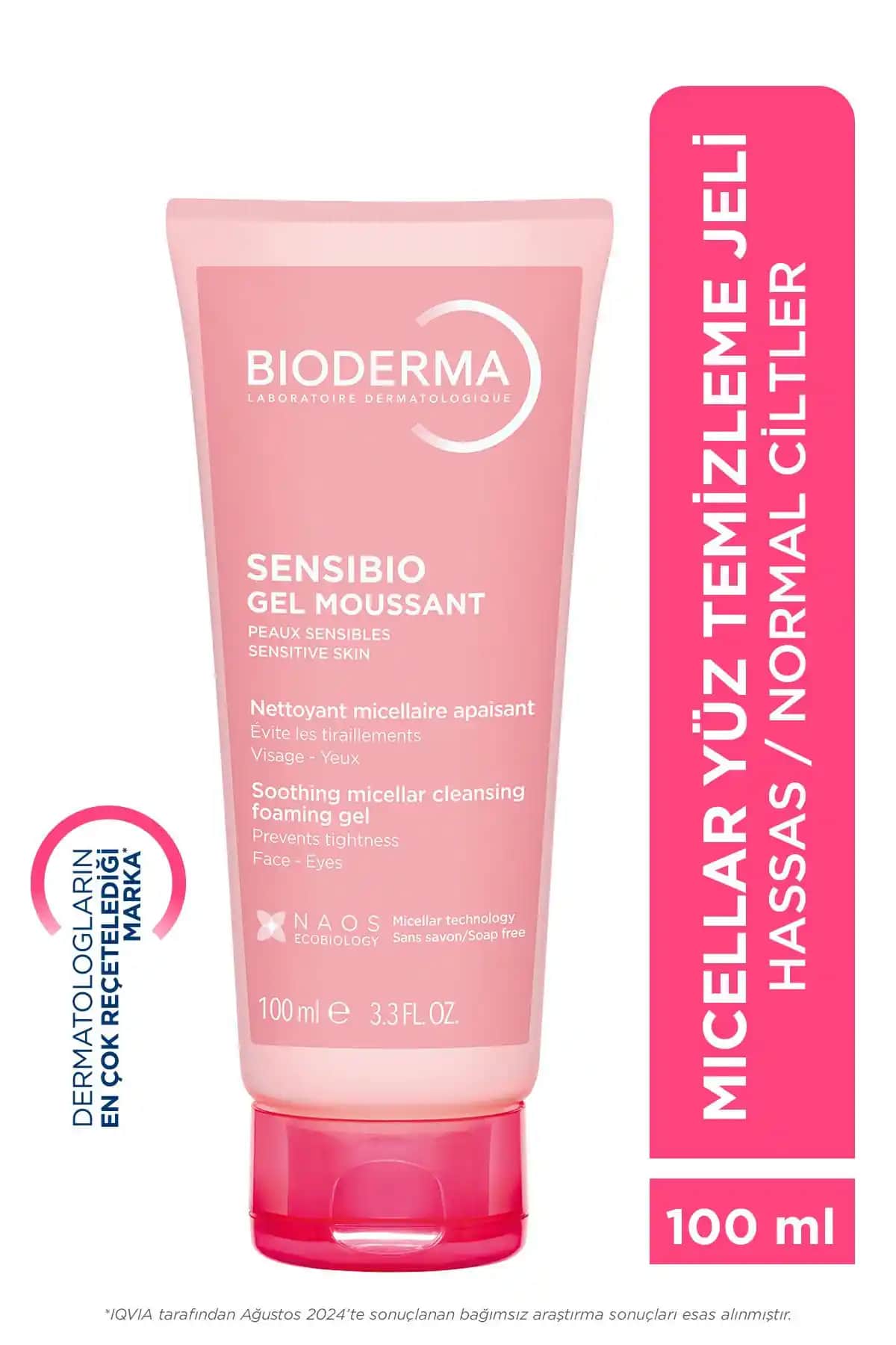 Bioderma Sensibio Hassas Ciltler İçin Yumuşak ve Organik Misel Temizleme Jeli