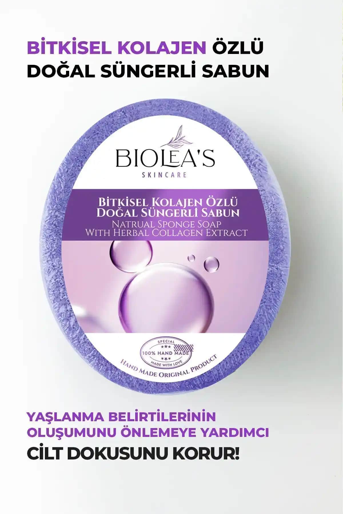 Biolea Kolajen Özlü Doğal Süngerli Sabun ile Cildinizde Gözle Görülen Farklar