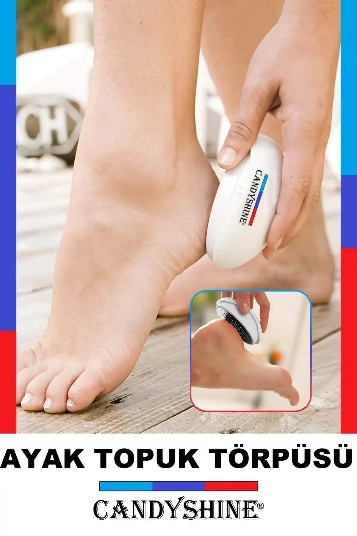 CandyShine Pratik Ergonomik Ayak Topuk Törpüsü ile Güzel ve Sağlıklı Ayaklar İçin Modern Çözüm