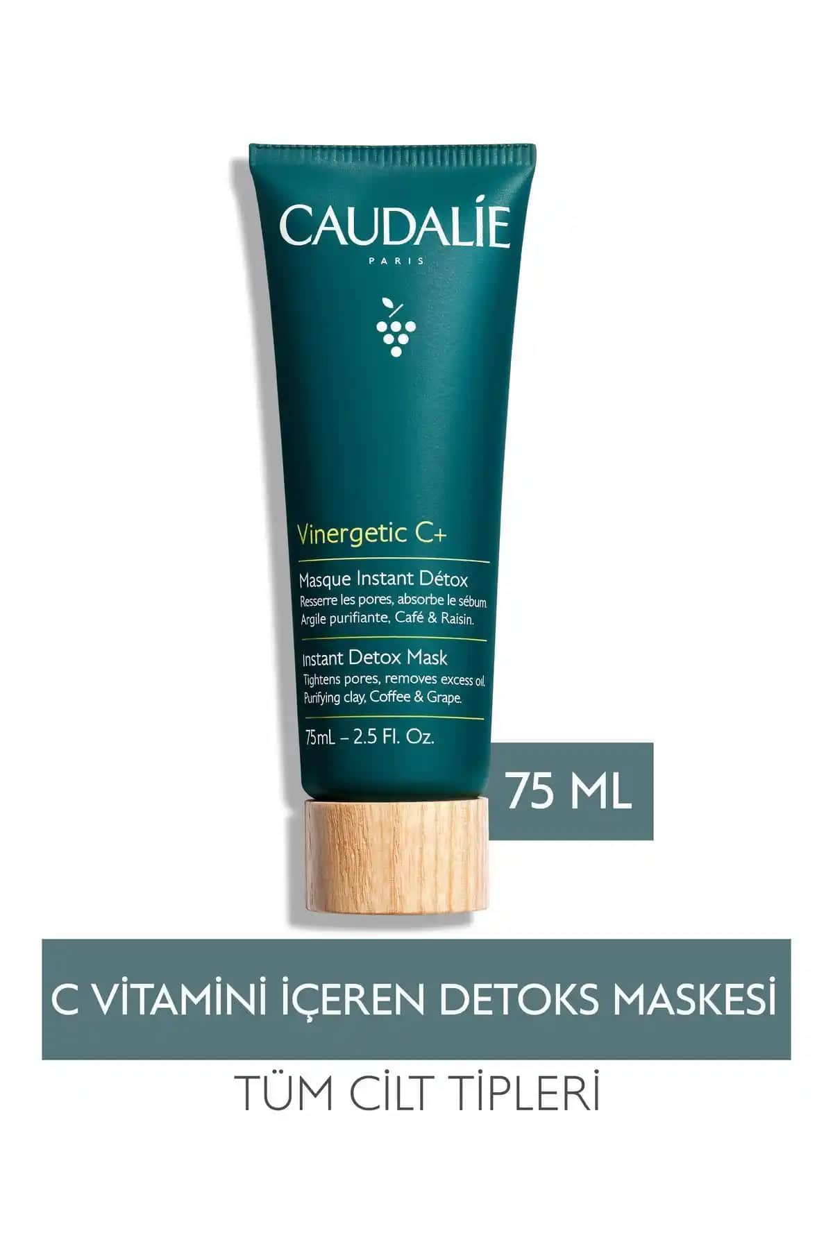 Caudalie Vinergetic C+ Detoks Maskesi: Doğal İçeriklerle Derinlemesine Temizlik ve Canlandırma