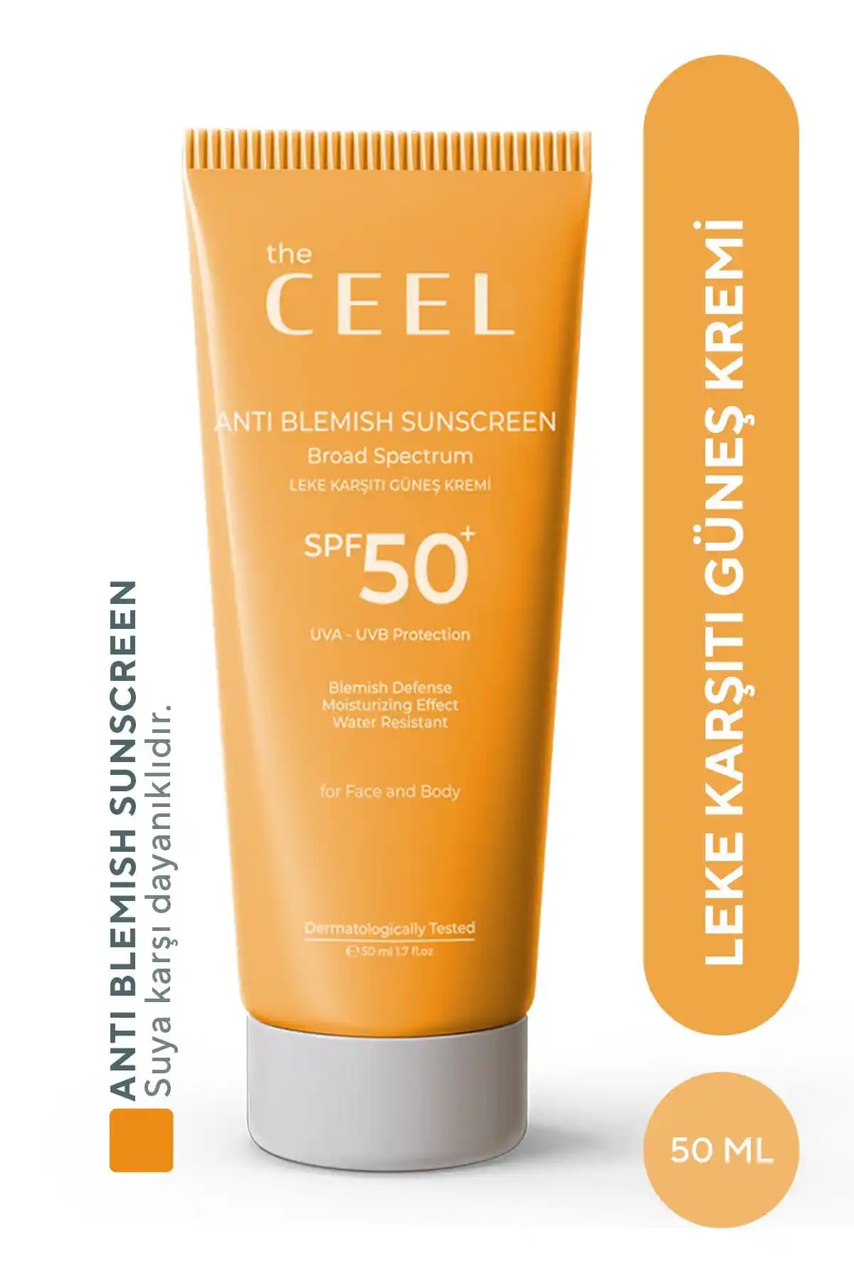 Ceel Leke Karşıtı SPF 50+ Güneş Kremi: Yüksek Koruma ve Doğal İçeriklerle Güvenilir Bakım