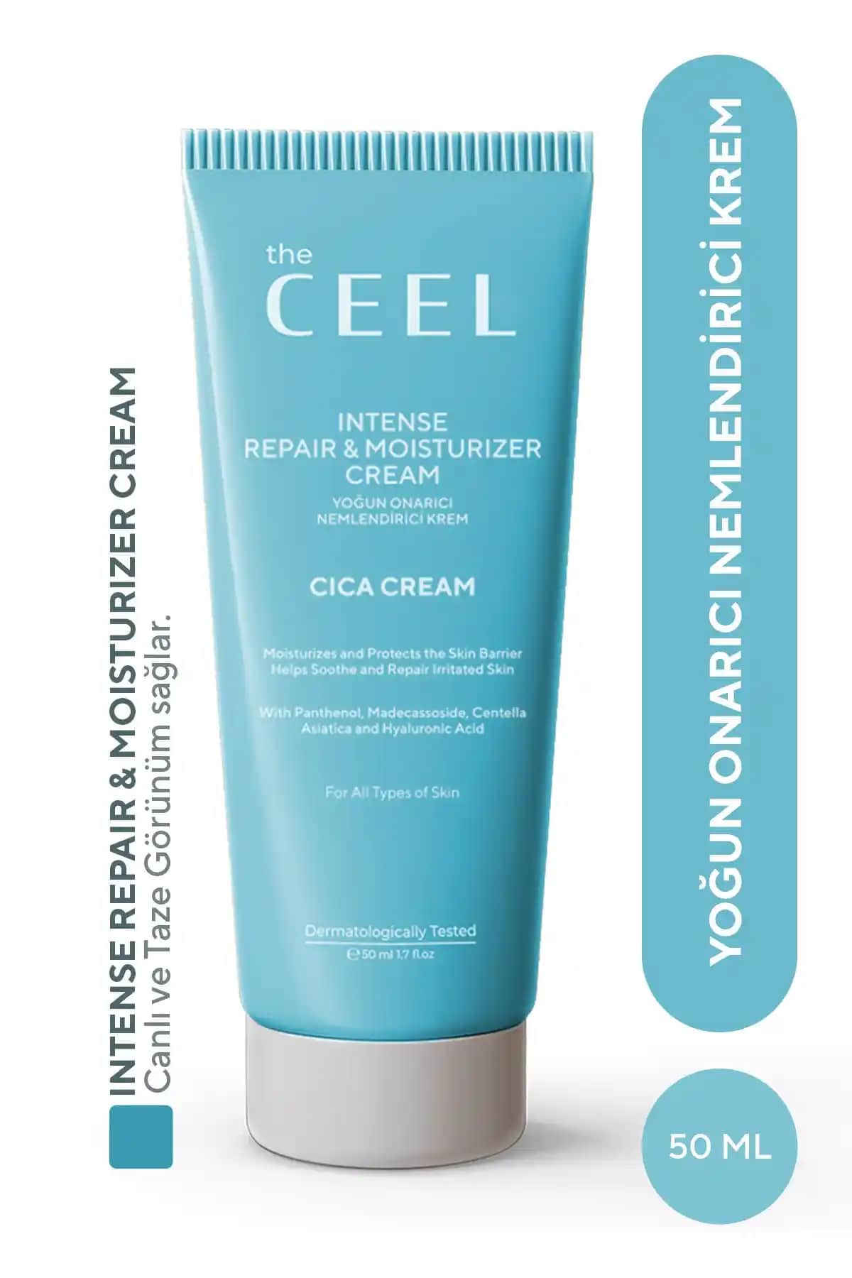 Ceel Yoğun Onarıcı ve Nemlendirici Madecassoside Özlü Cica Kremi: Hassas ve Sağlıklı Cilt İçin