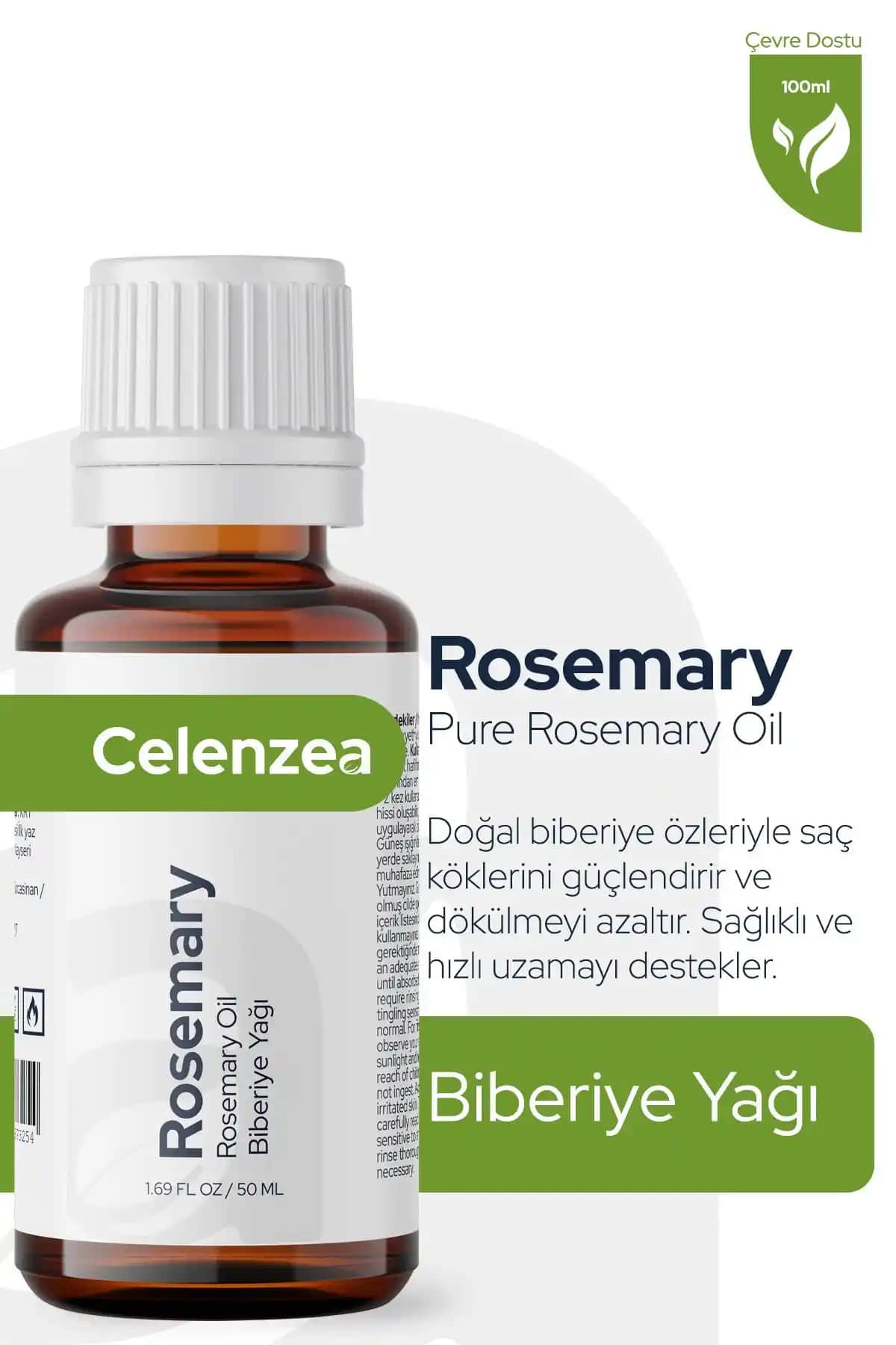 Celenzea Saf Biberiye Yağı ile Doğal Saç Bakımında Güçlü ve Parlak Görünüm Sağlama