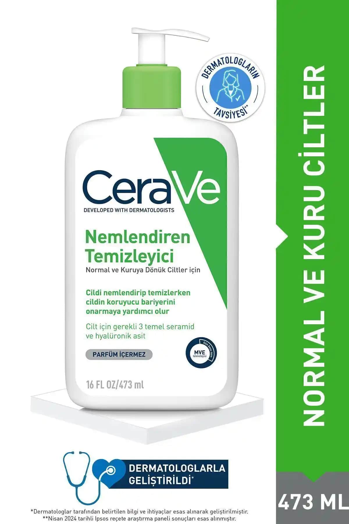 CeraVe Nemlendiren Temizleyici: Kuru ve Hassas Ciltler İçin Güvenilir Çözüm
