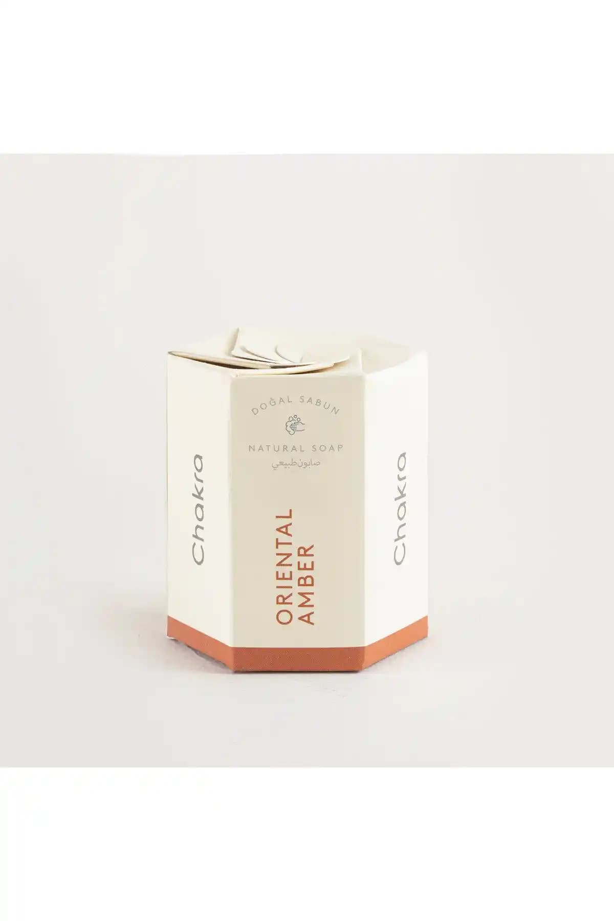Chakra Doğal Sabun Oriental Amber Serisi Cilt Temizliği ve Hoş Koku Sağlar