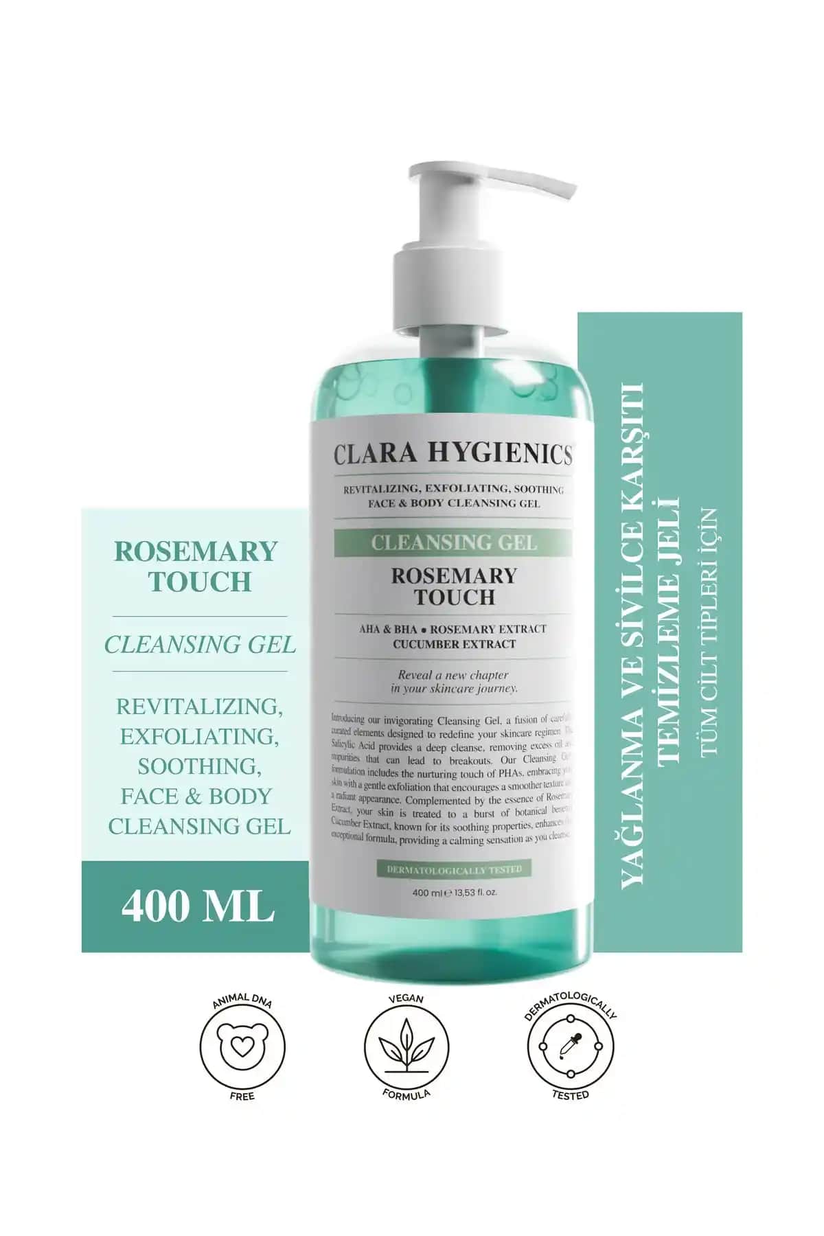 Clara Hygienics Rosemary Touch Ölü Hücre Temizleyici: Doğal ve Vegan Cilt Bakım Ürünü